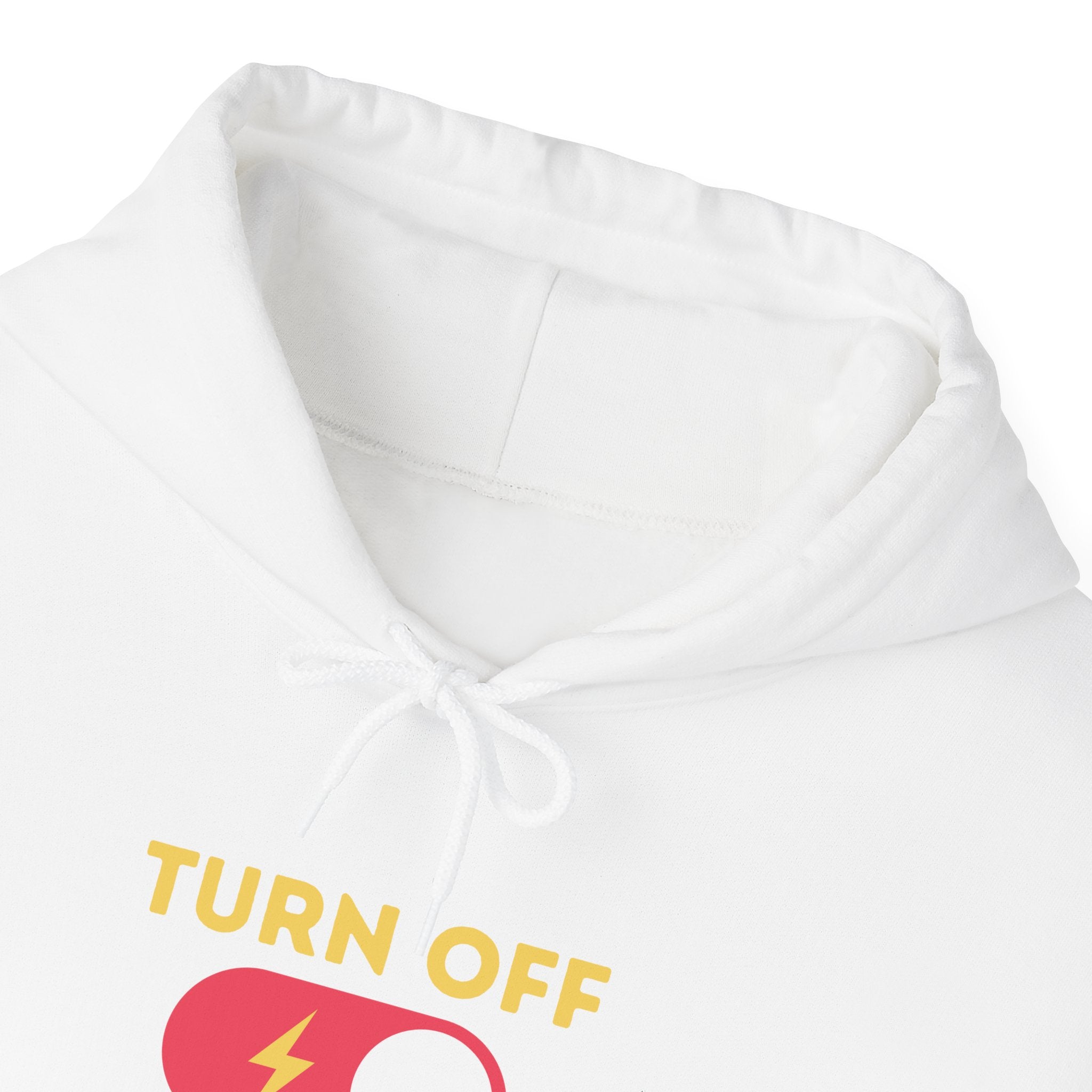 Hoodie - "Turn Off Negativity" Switch Graphic Hoodie