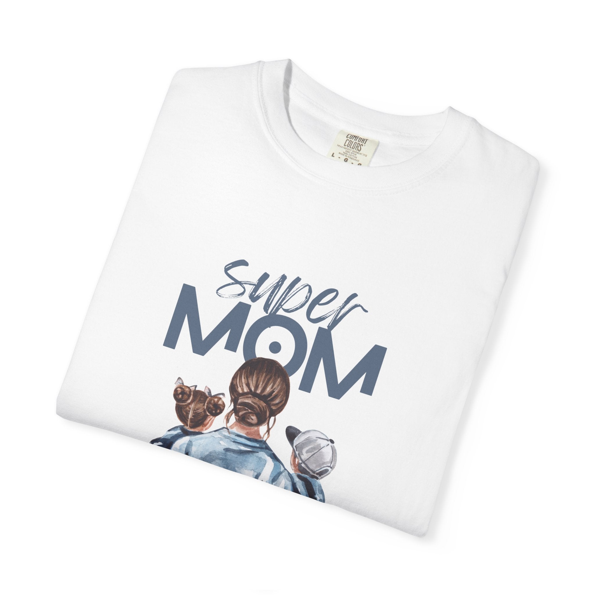 Super Mom T-Shirt — Mom with Kids Graphic Tee | Mother's Day Gift