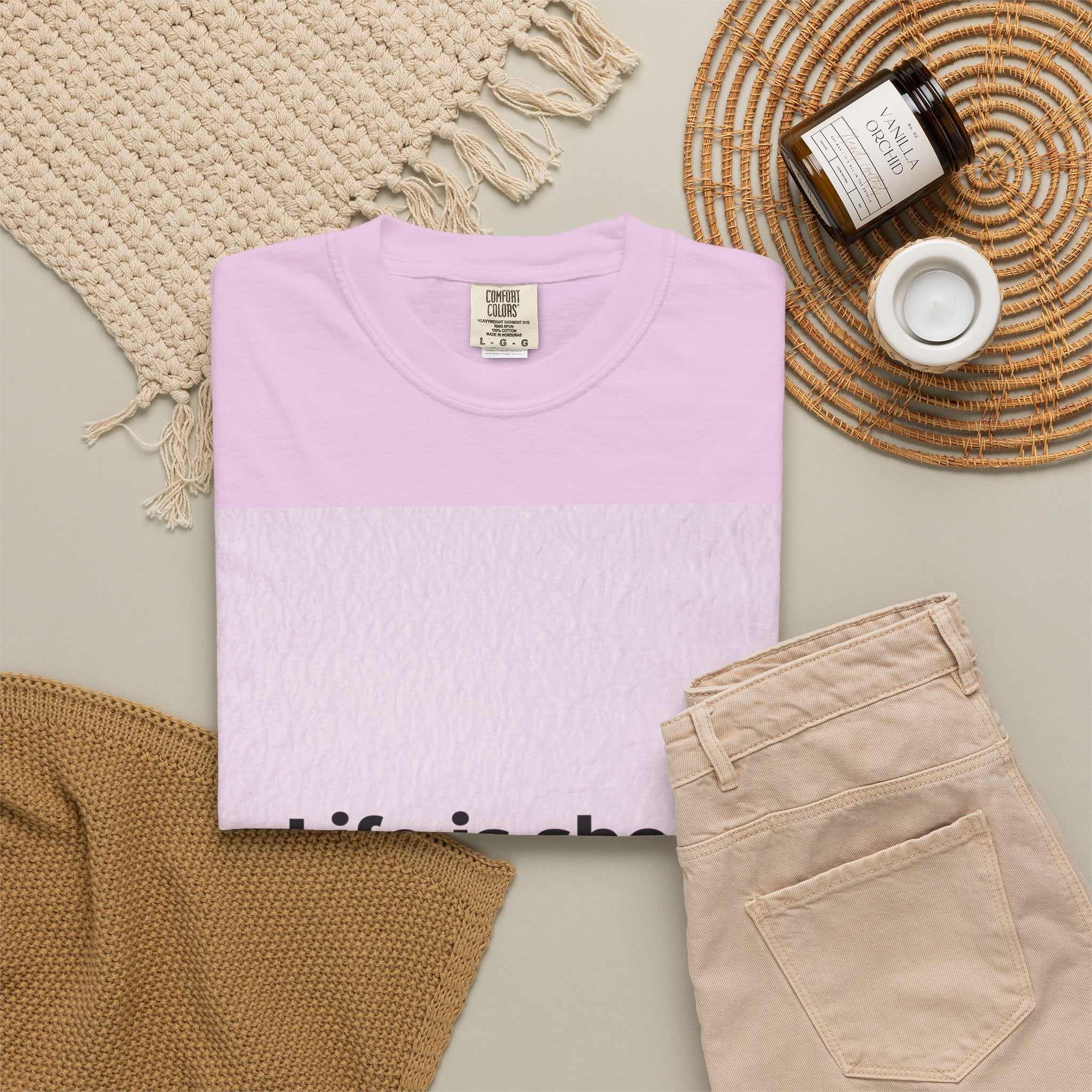 Life Is Short Travel T‑Shirt — "Life is short and the world is wide" Adventure Tee
