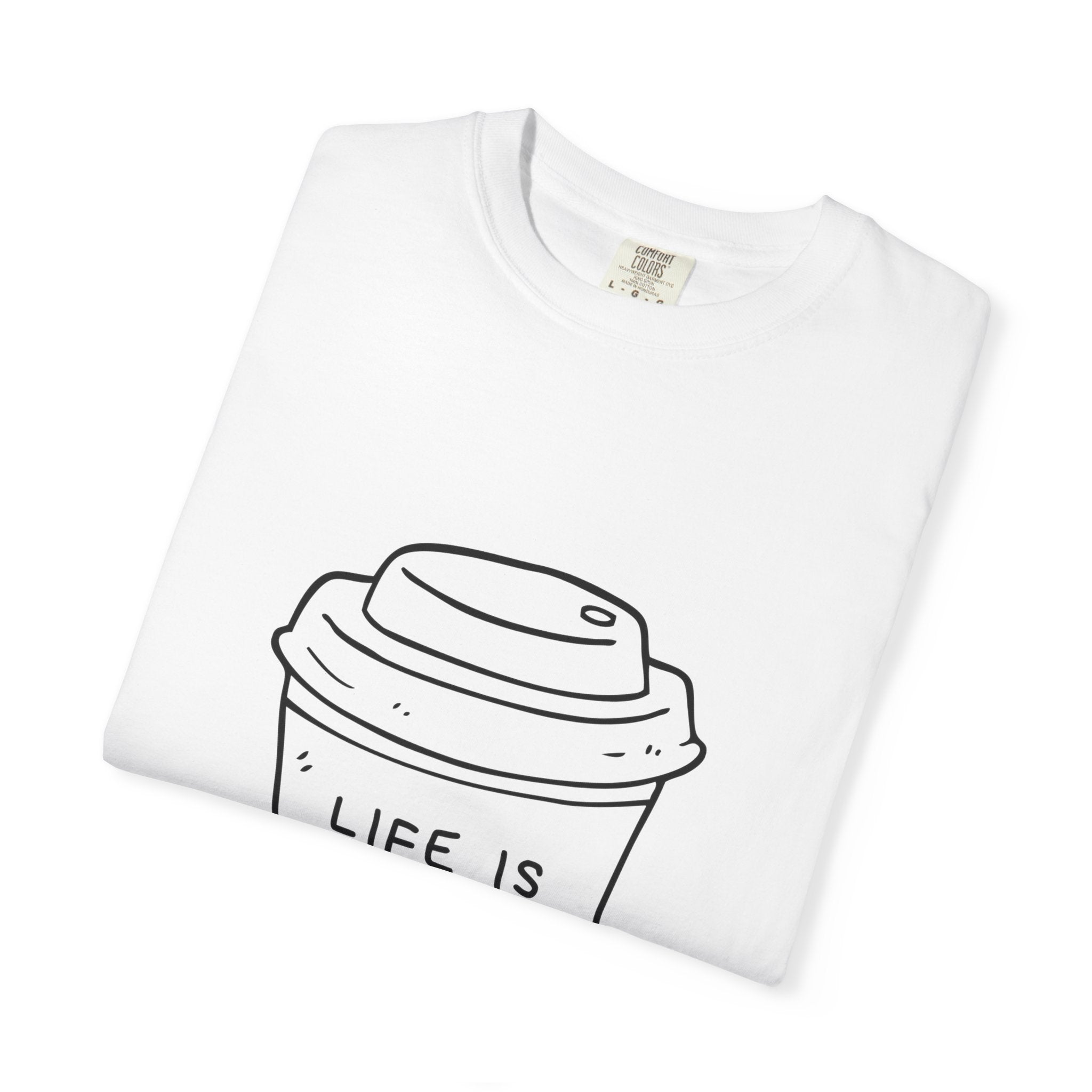 Coffee Lover T‑Shirt — "Life Is Better With Coffee" Graphic Tee