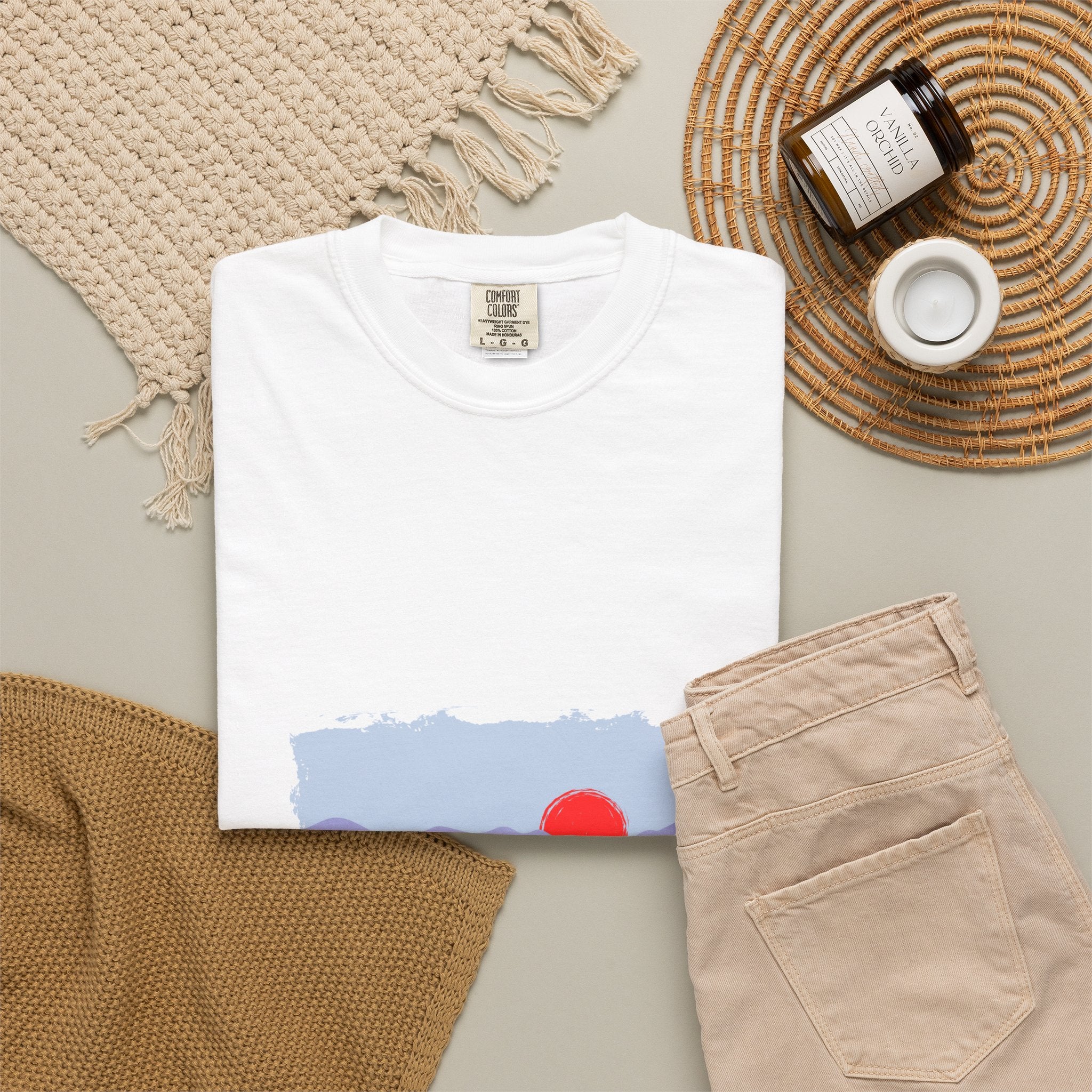Life Is Good Mountain T-Shirt — Scenic Sunrise Graphic Tee