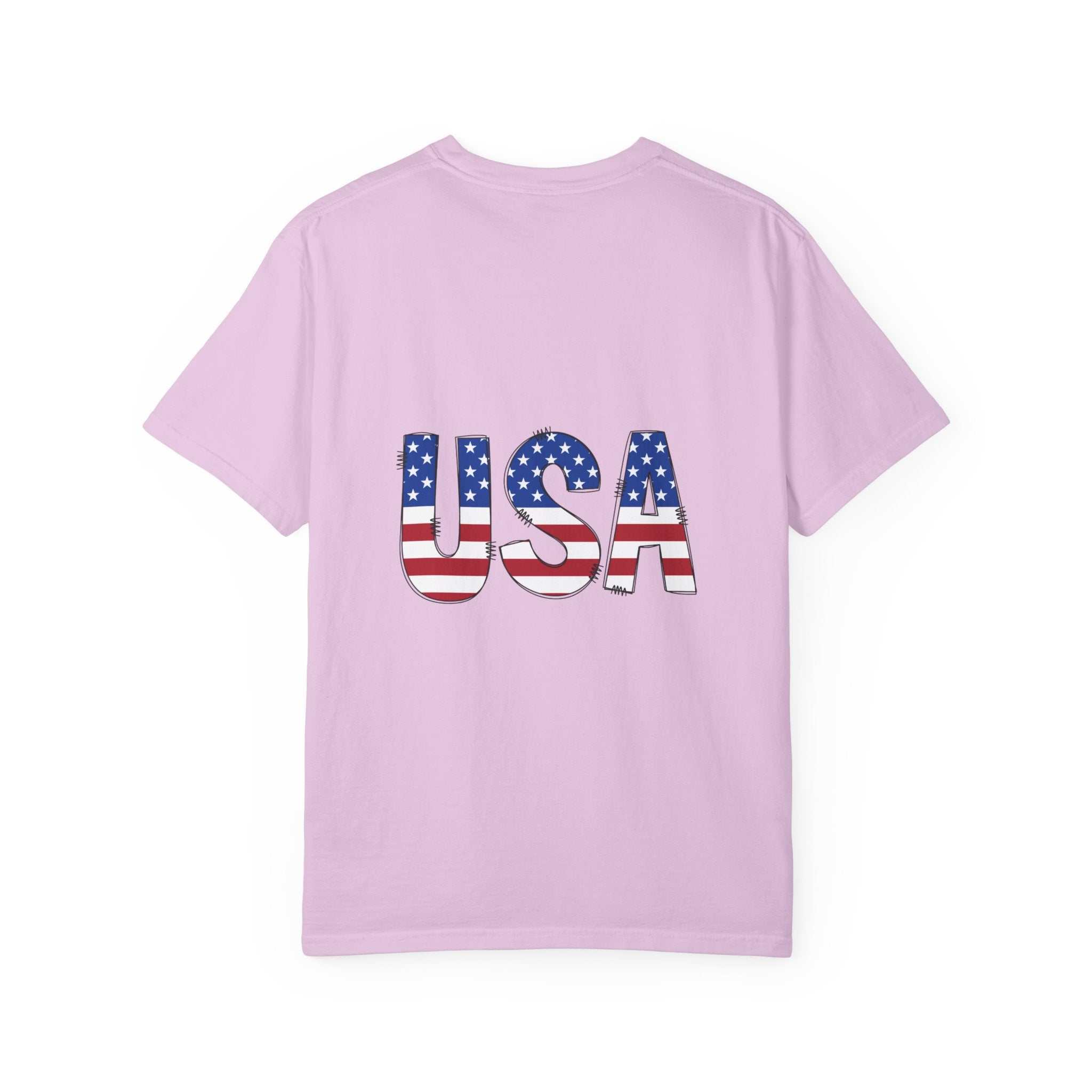 USA Flag Graphic T-Shirt — Patriotic Fourth of July Tee
