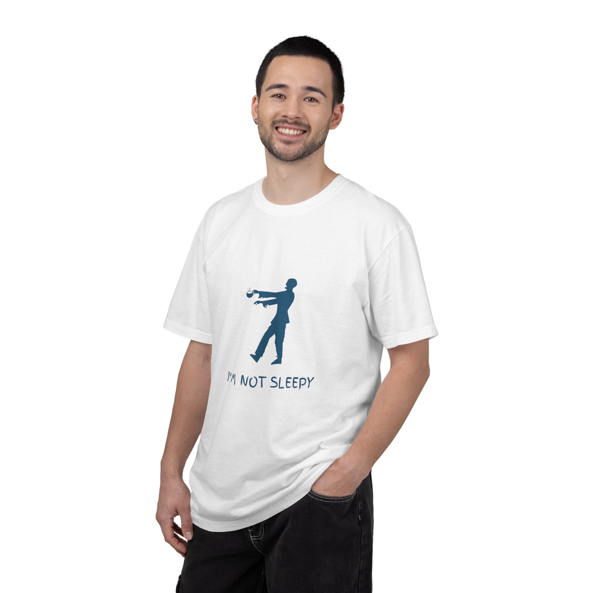 Zombie Silhouette T-Shirt — "I’m Not Sleepy" Funny Halloween Tee