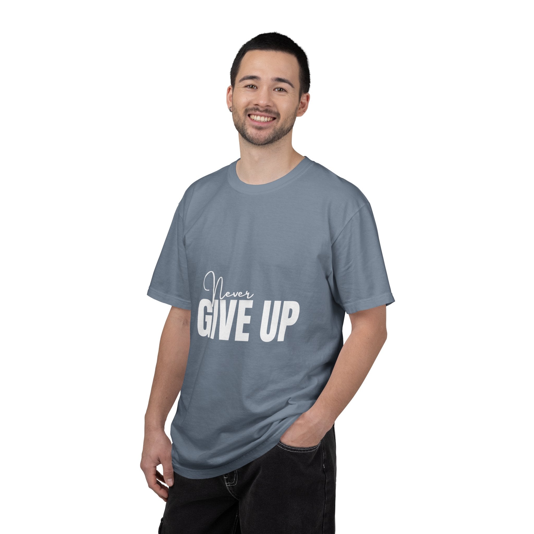 Never Give Up T-Shirt — Motivational Graphic Tee