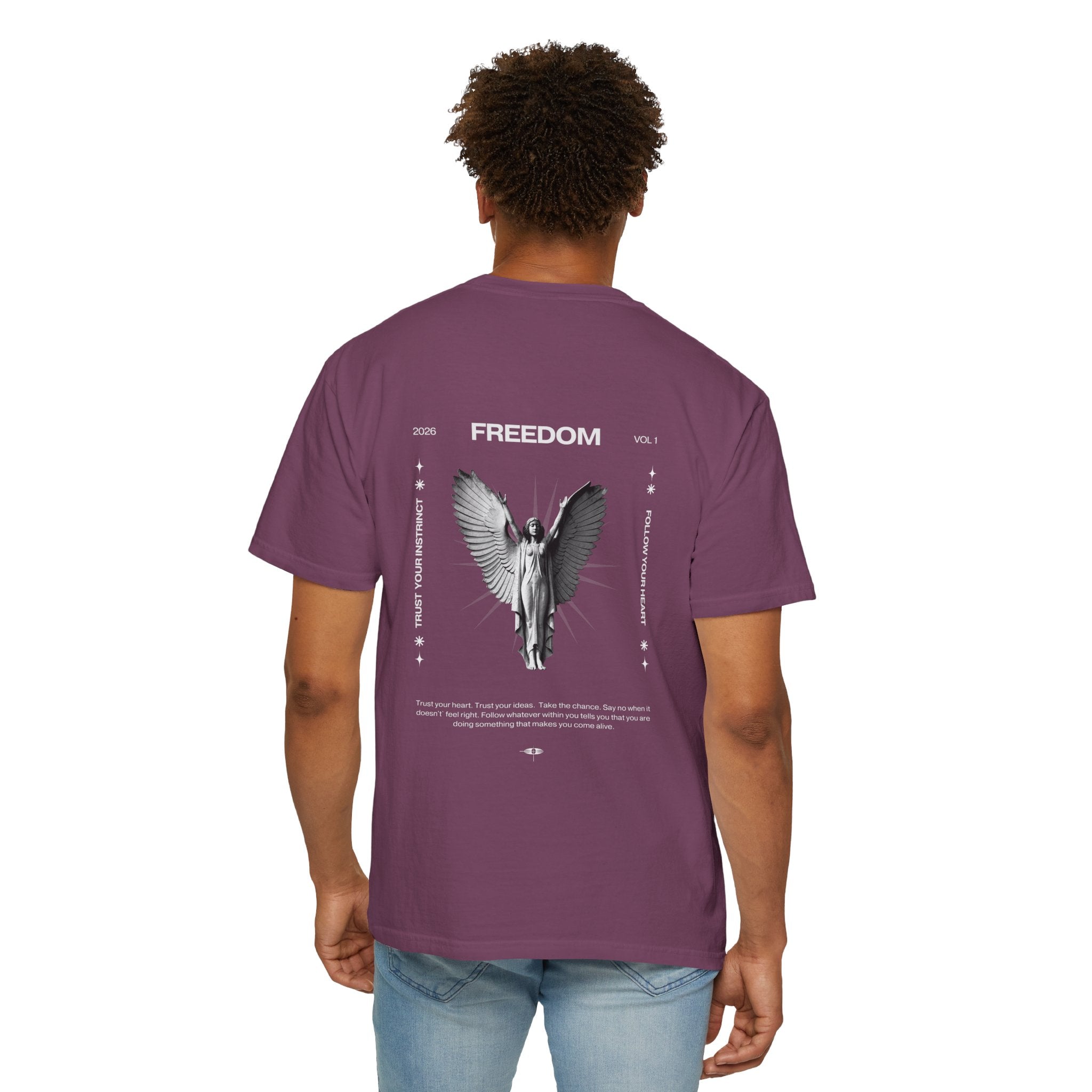 Freedom Angel Graphic T‑Shirt