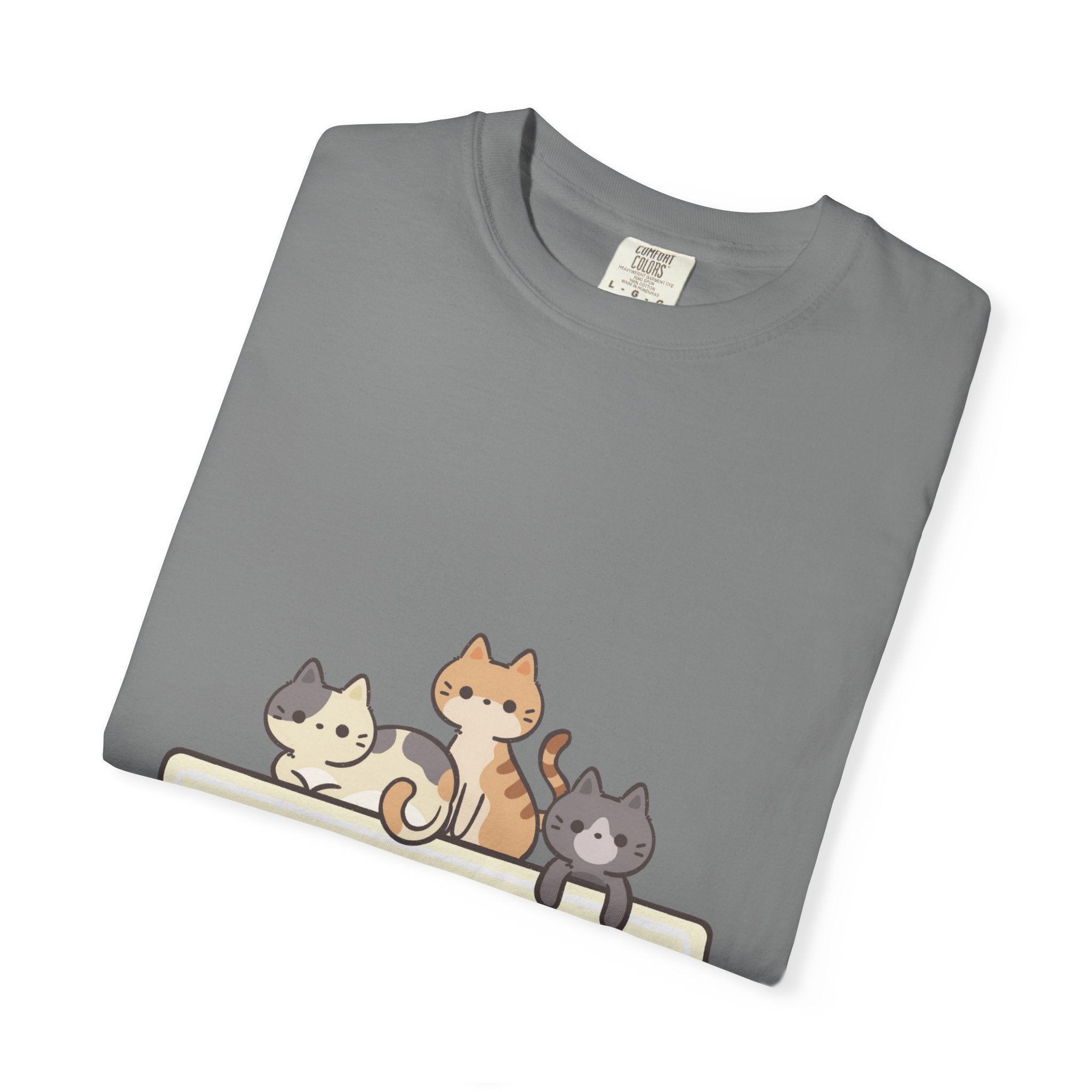 Pet Lover T-Shirt — "Life is More Colorful if You Have a Pet" Cute Cat Illustration