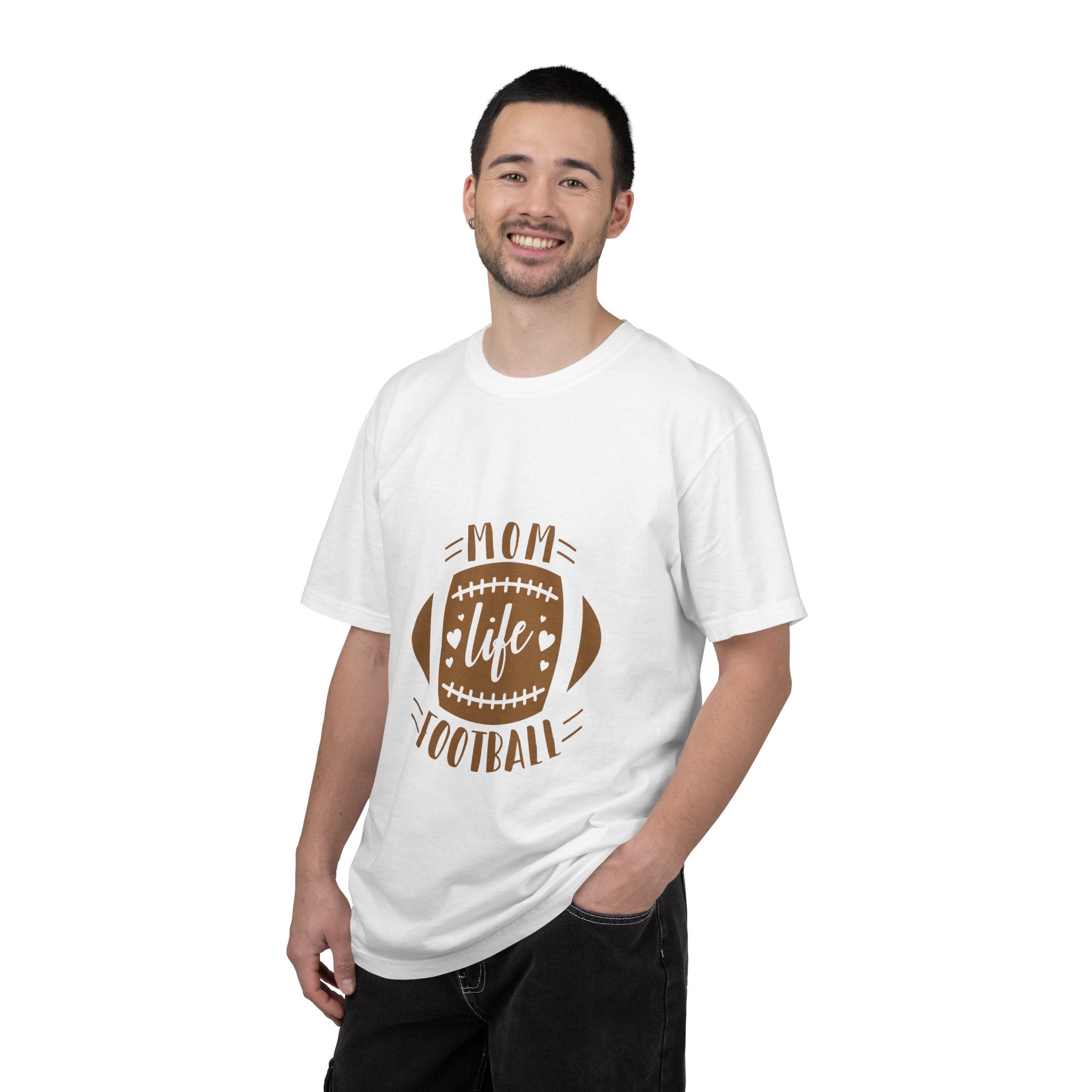 Football Mom T-Shirt - "Mom Life Football" Graphic Tee