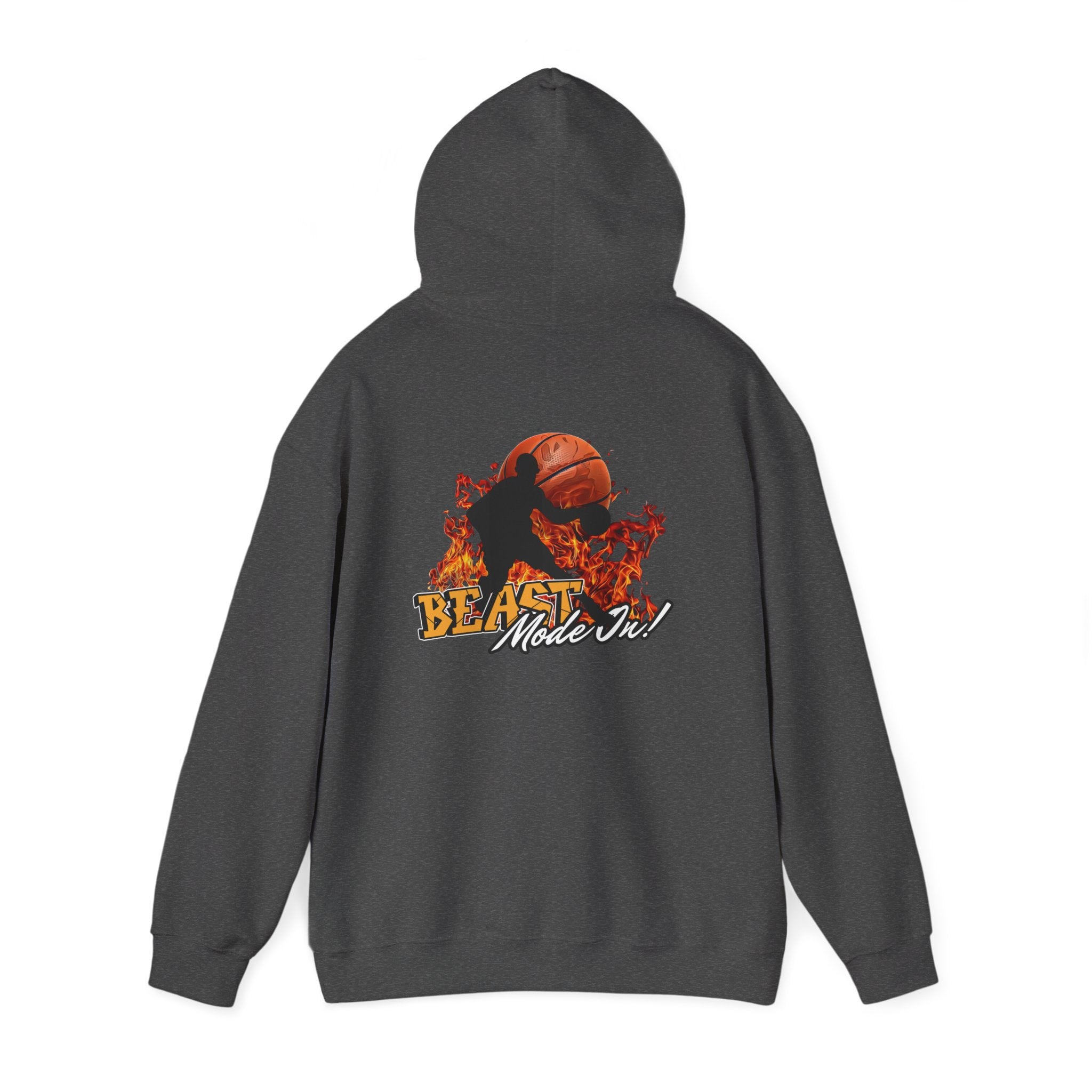 Basketball Beast Mode Hoodie — "Beast Mode On" Graphic Pullover