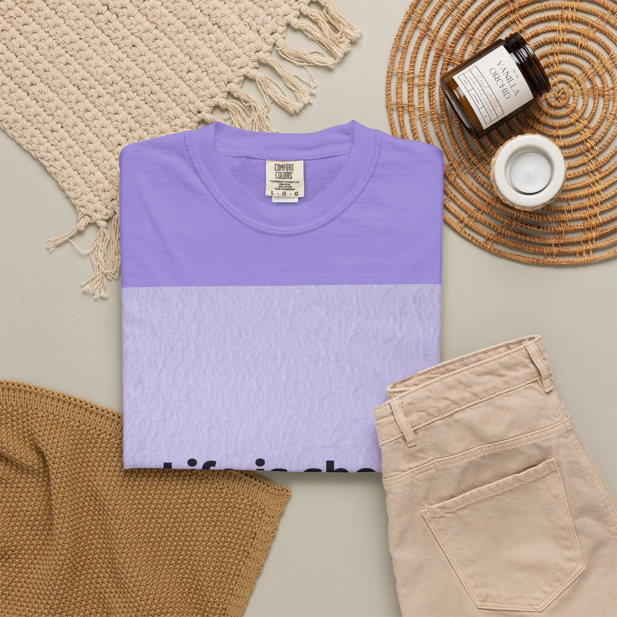 Life Is Short Travel T‑Shirt — "Life is short and the world is wide" Adventure Tee
