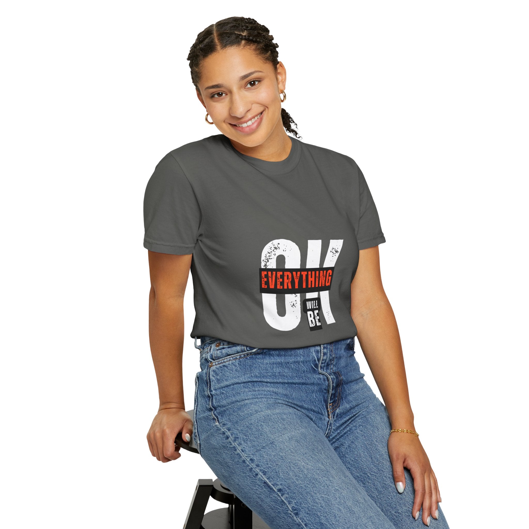OK Everything Will Be OK T-Shirt — Reassuring Graphic Tee