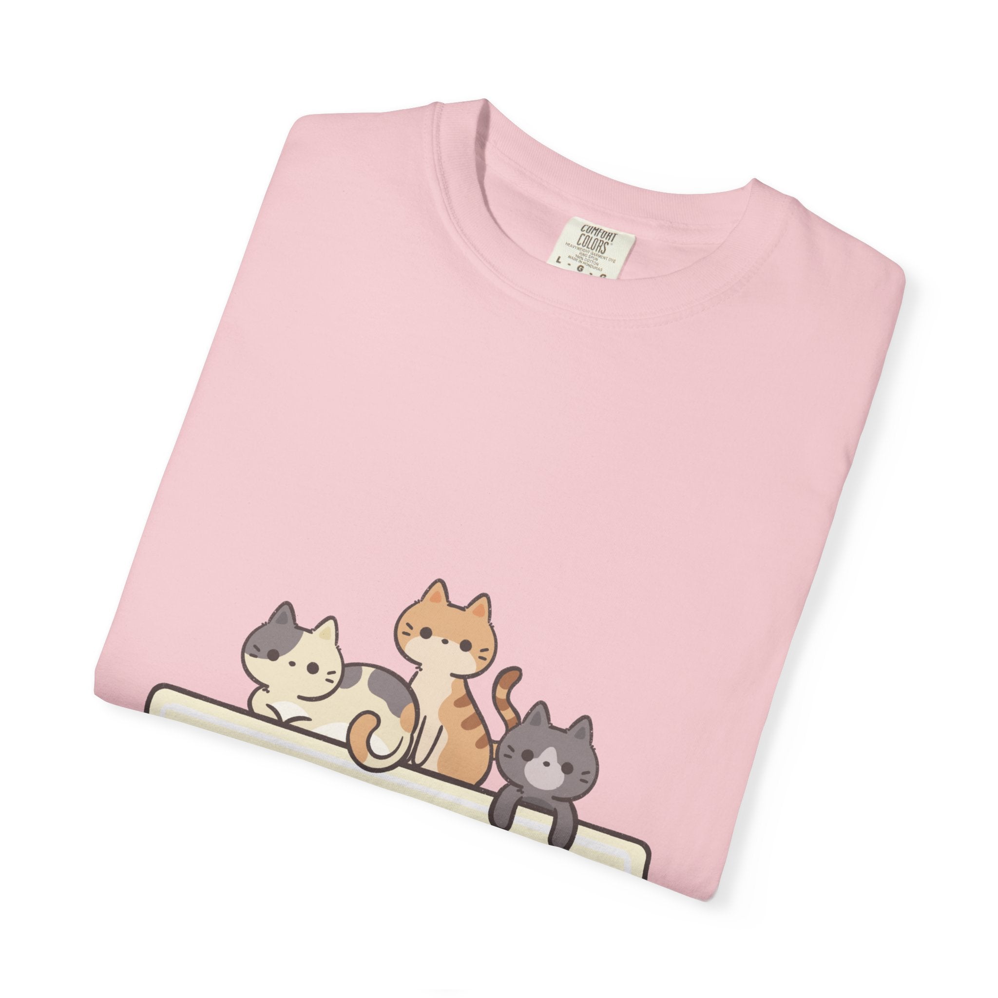 Pet Lover T-Shirt — "Life is More Colorful if You Have a Pet" Cute Cat Illustration