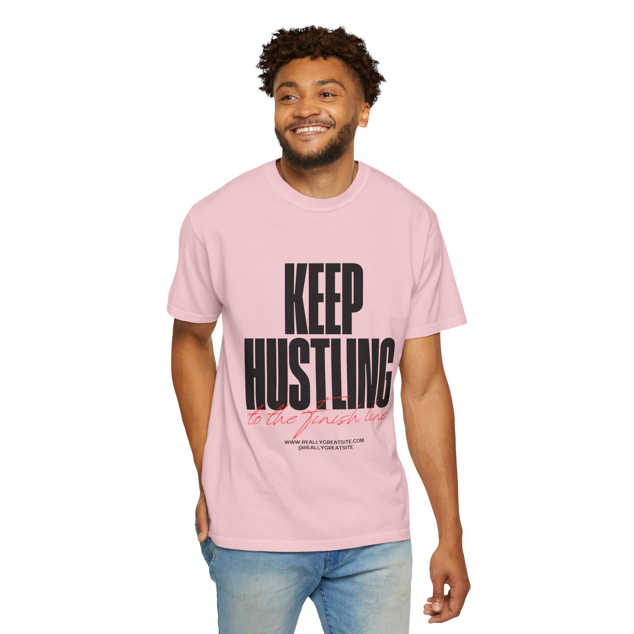 Keep Hustling T-Shirt — Motivational Graphic Tee