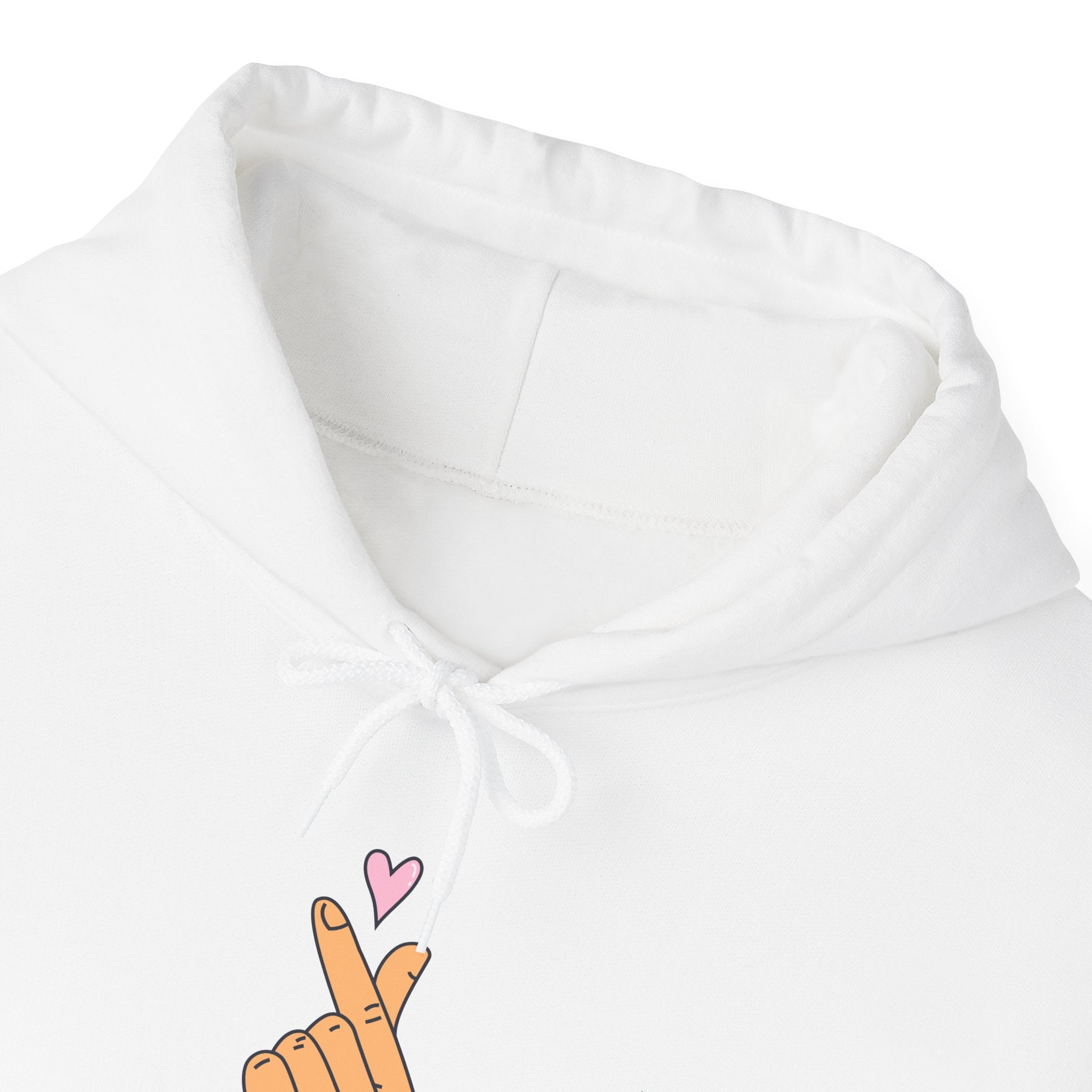 Heart Hand Hoodie — "You’re in my heart" Cute Kawaii Finger Heart Hoodie