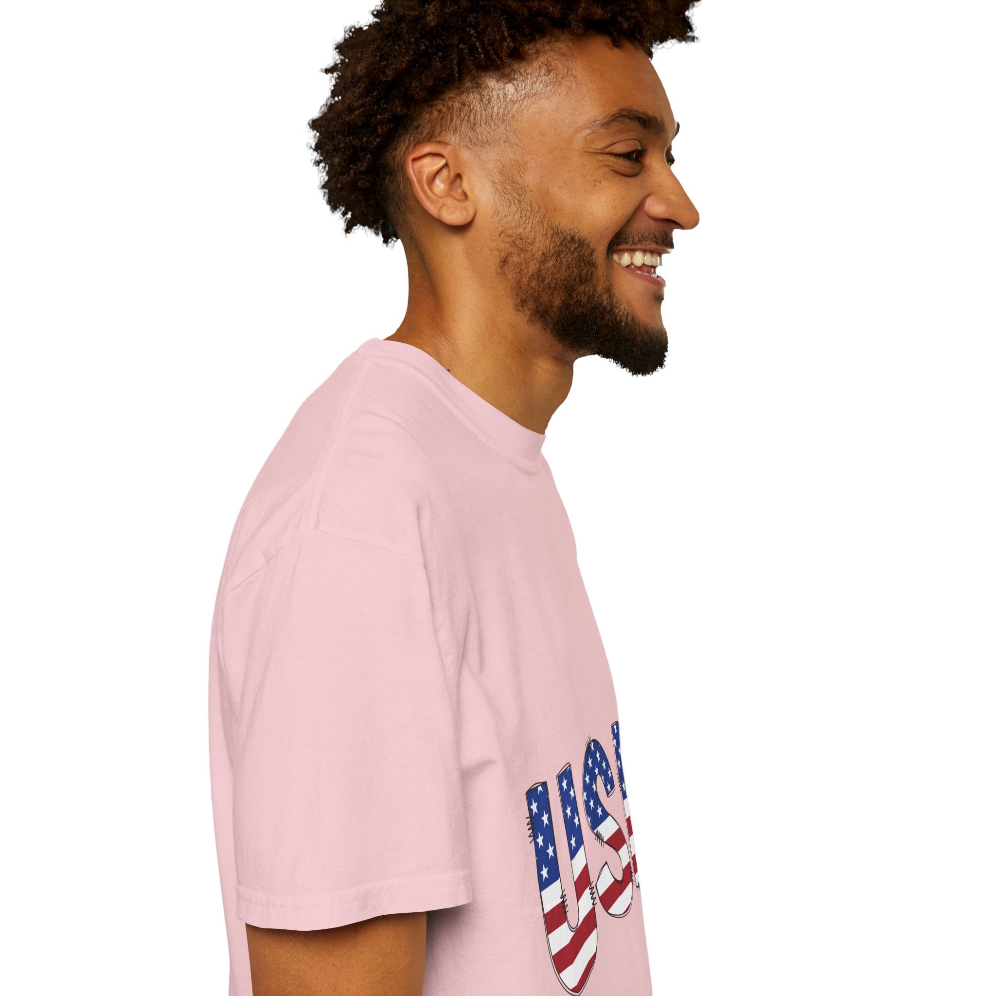 USA Flag Graphic T-Shirt — Patriotic Fourth of July Tee