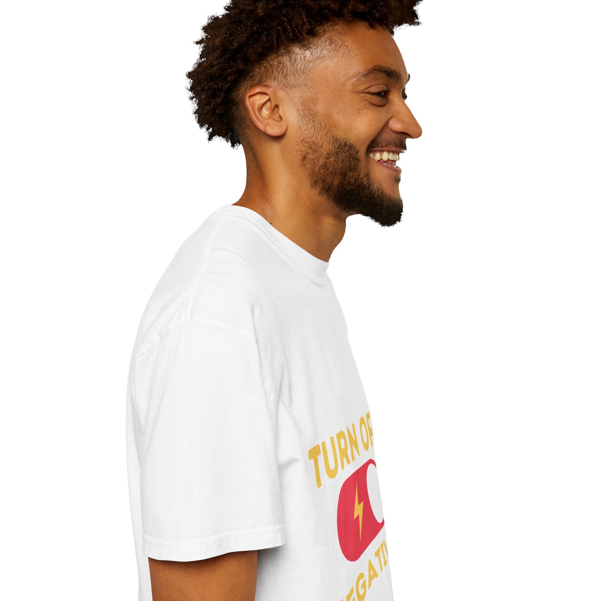 Turn Off Negativity T-Shirt — Positive Vibes Graphic Tee