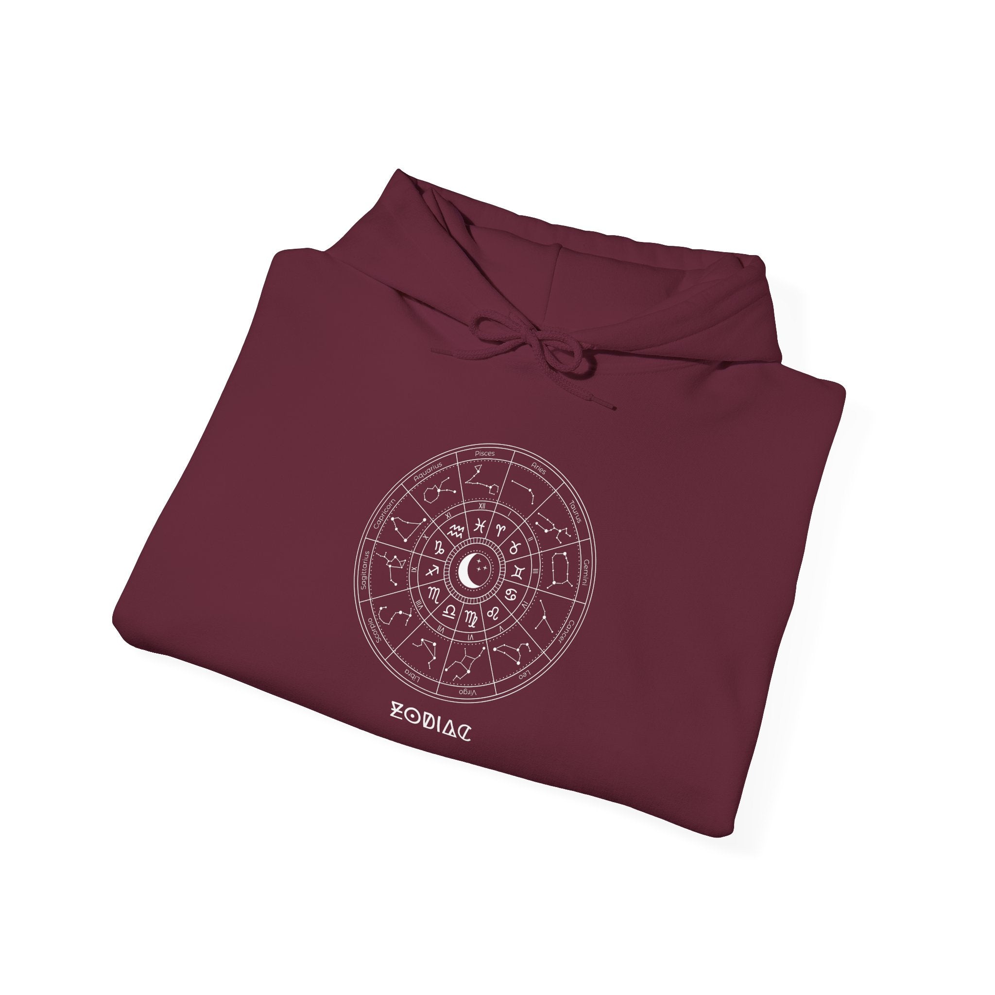 Zodiac Constellation Hoodie - Moon & Star Astrology Graphic Sweatshirt