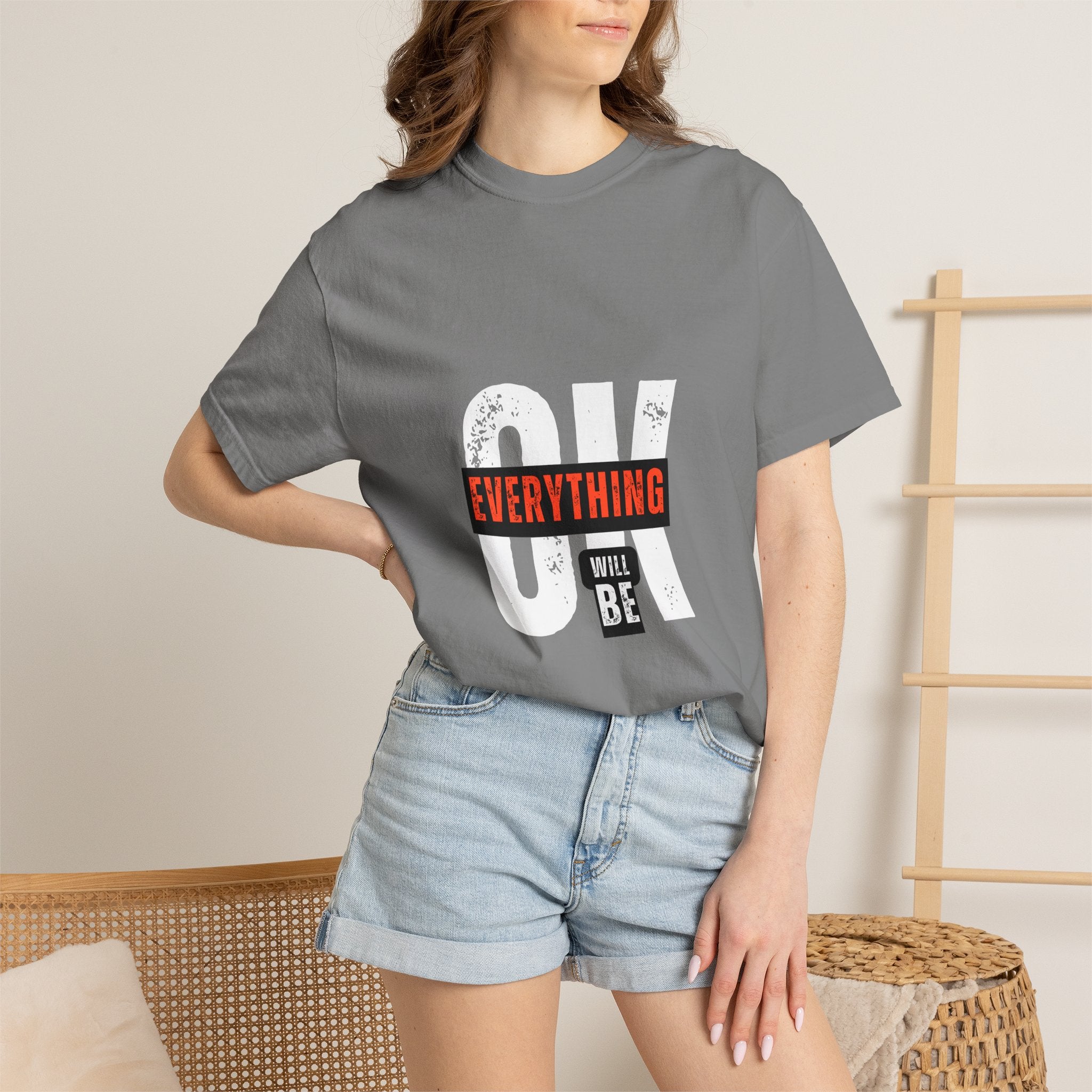 OK Everything Will Be OK T-Shirt — Reassuring Graphic Tee