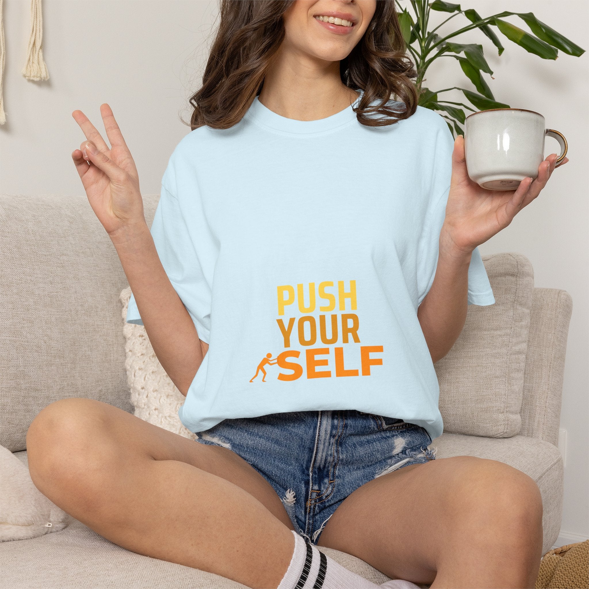 Push Yourself Motivational T-Shirt