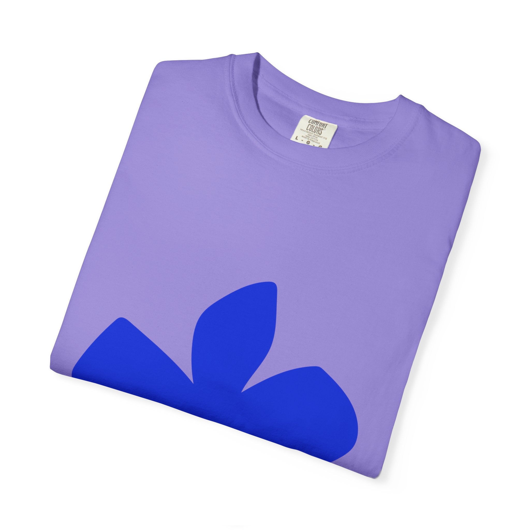 Aquarius Zodiac T-Shirt — Bold Blue Symbol, January 20–February 18 Astrology Tee