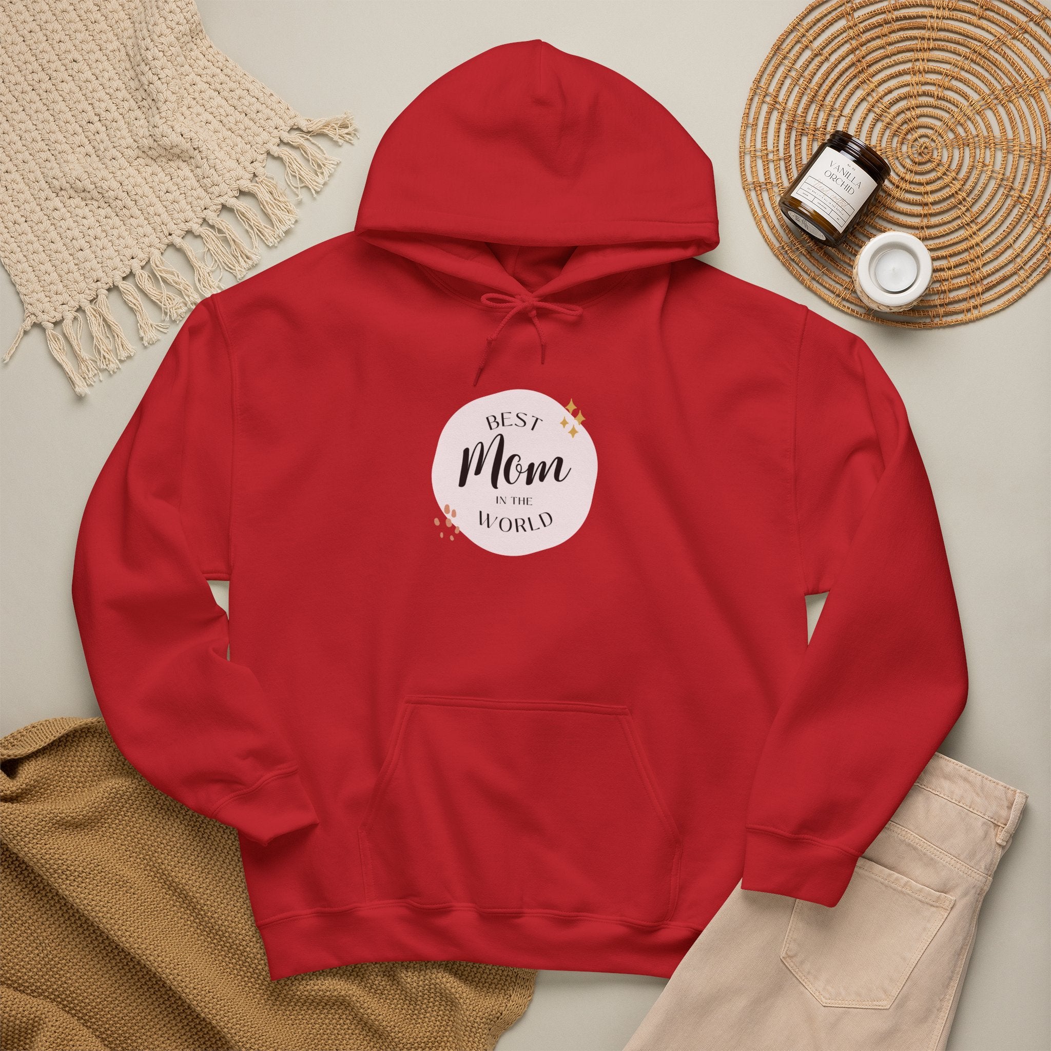 Best Mom in the World Hoodie — Mother's Day Cozy Gift