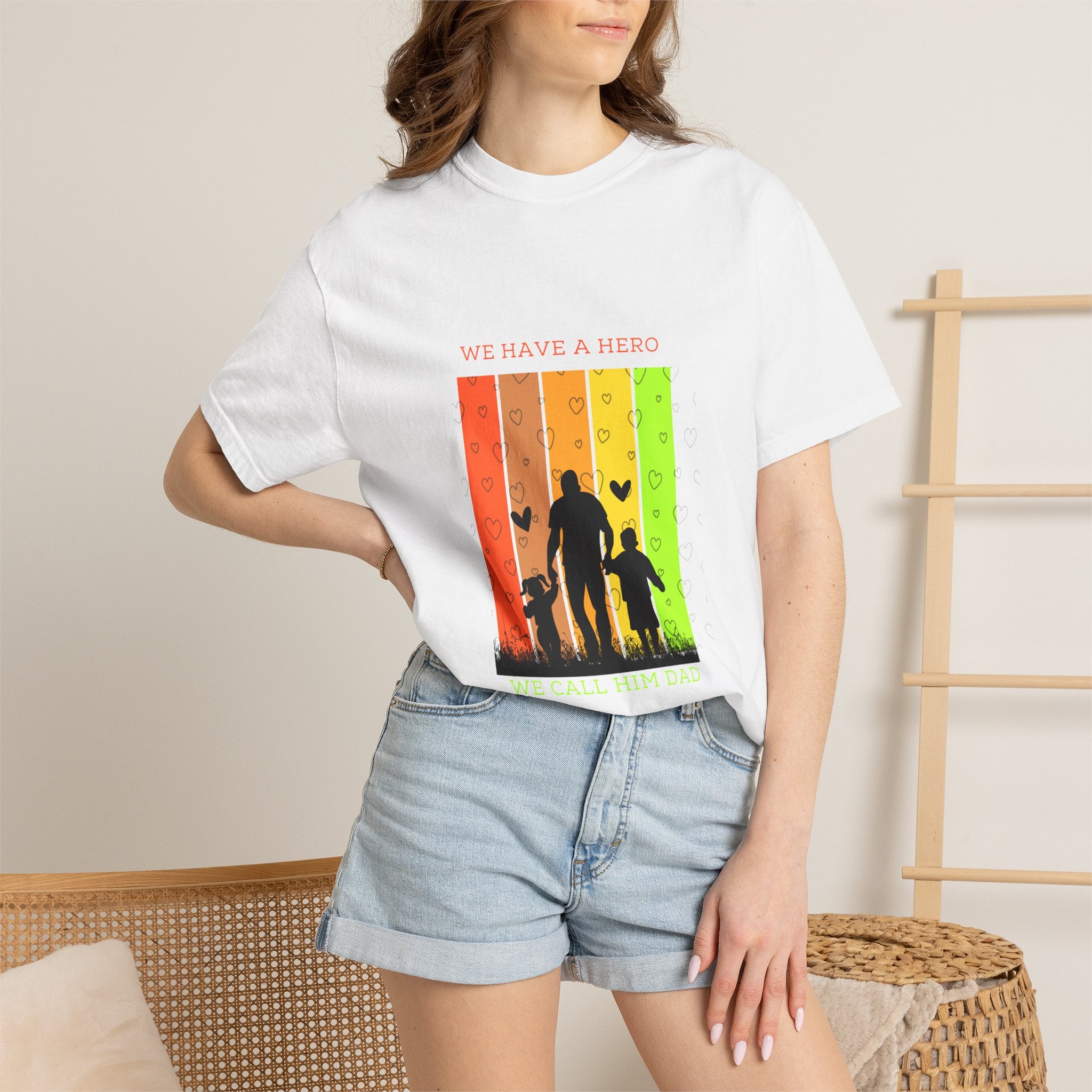 We Have a Hero Family Silhouette T-Shirt