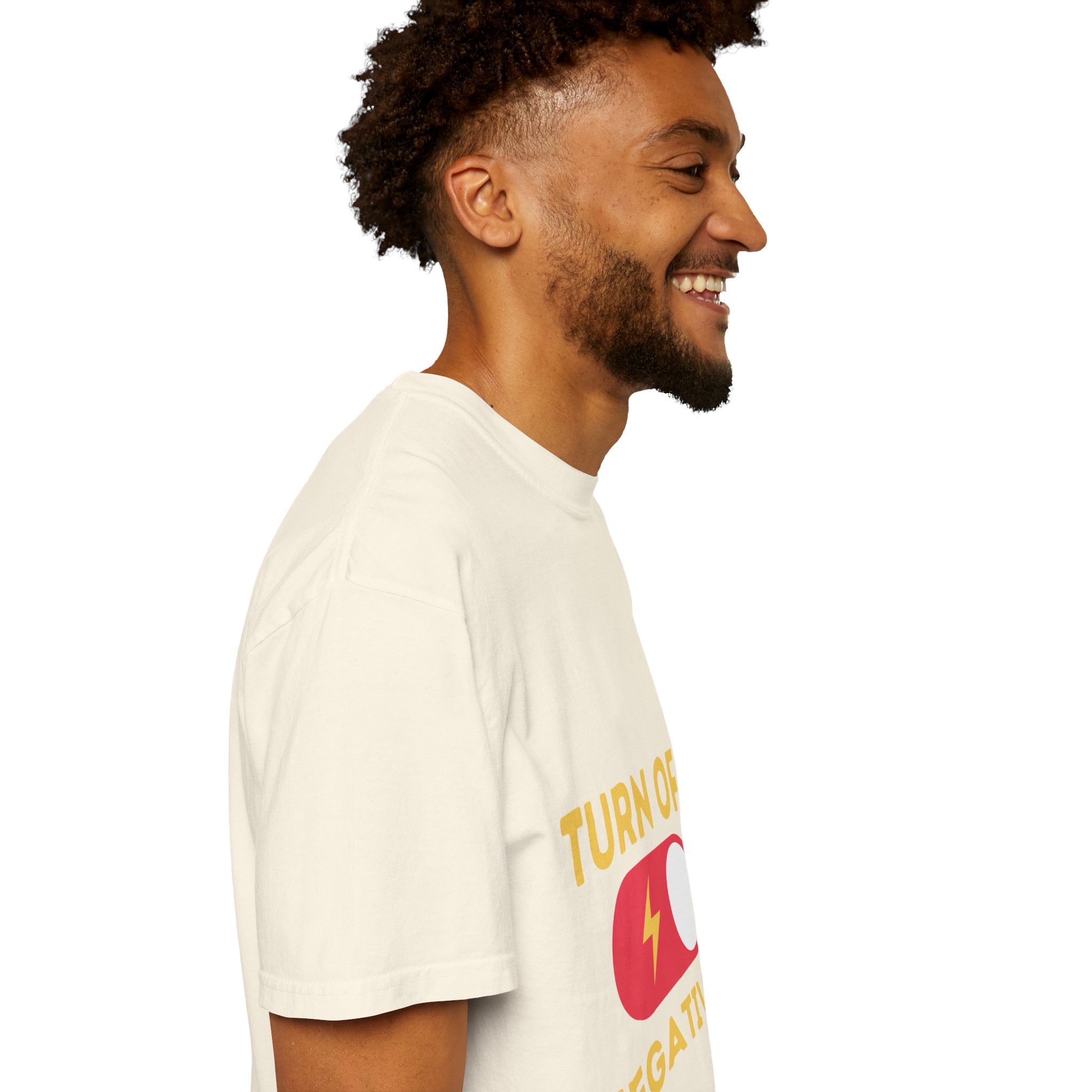 Turn Off Negativity T-Shirt — Positive Vibes Graphic Tee