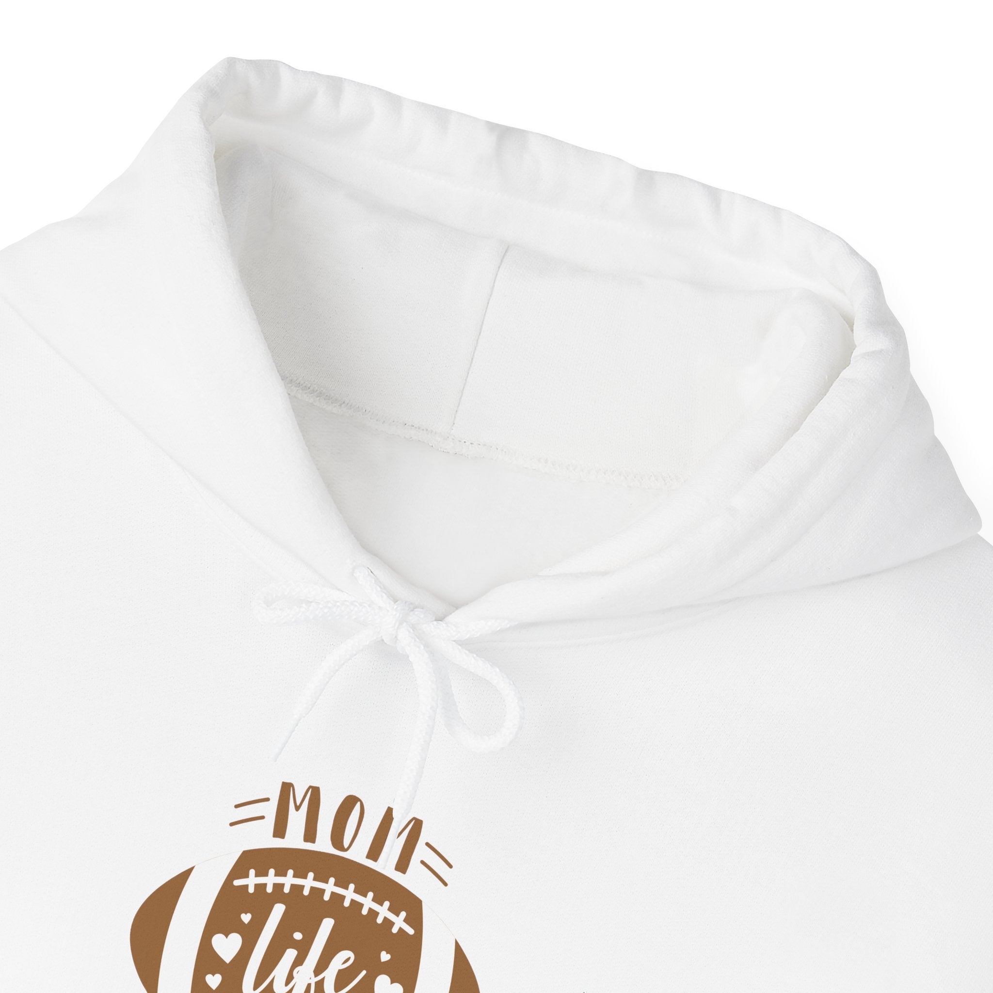 Football Mom Hoodie - "Mom Life Football" Pullover for Game Day