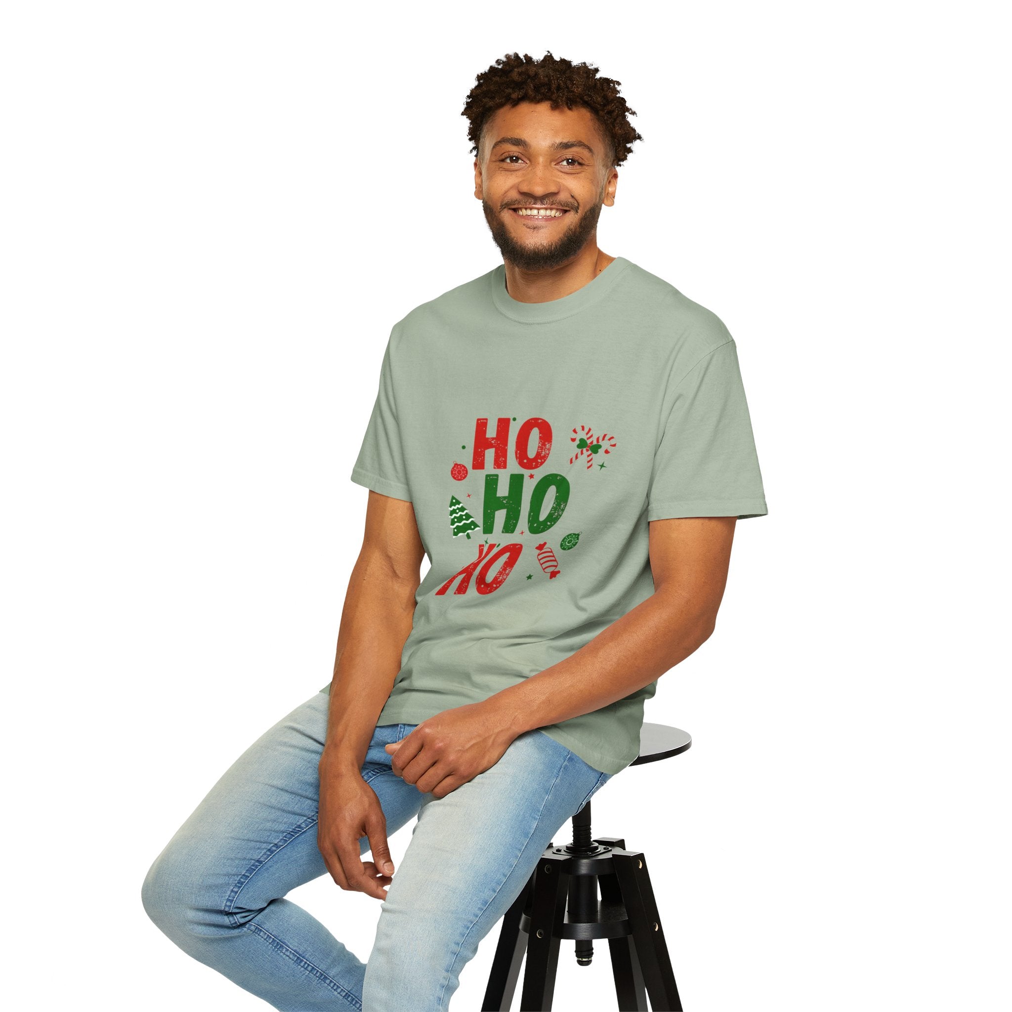 Ho Ho Ho Christmas T‑Shirt — Festive Holiday Graphic Tee