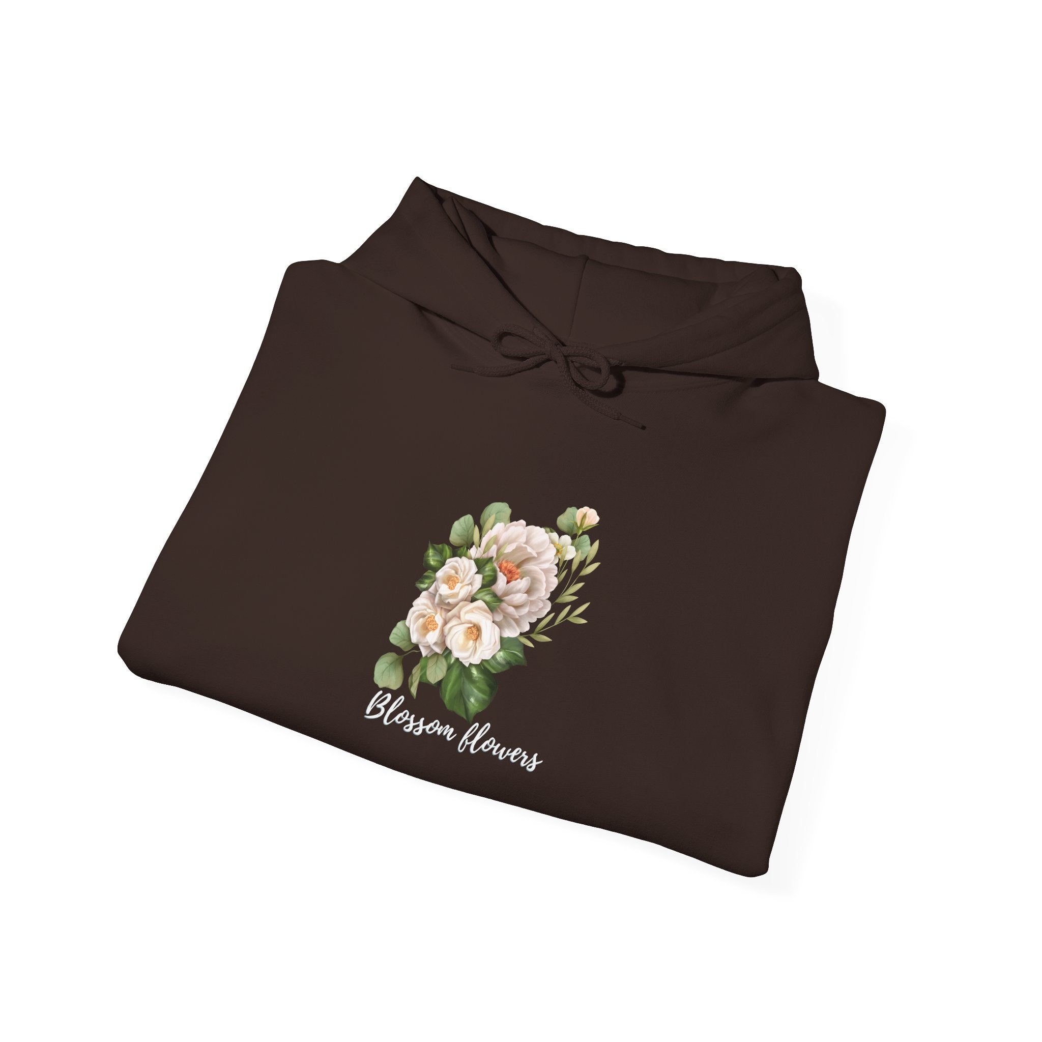 Floral 'Blossom Flowers' Hoodie – Soft Vintage Rose Graphic