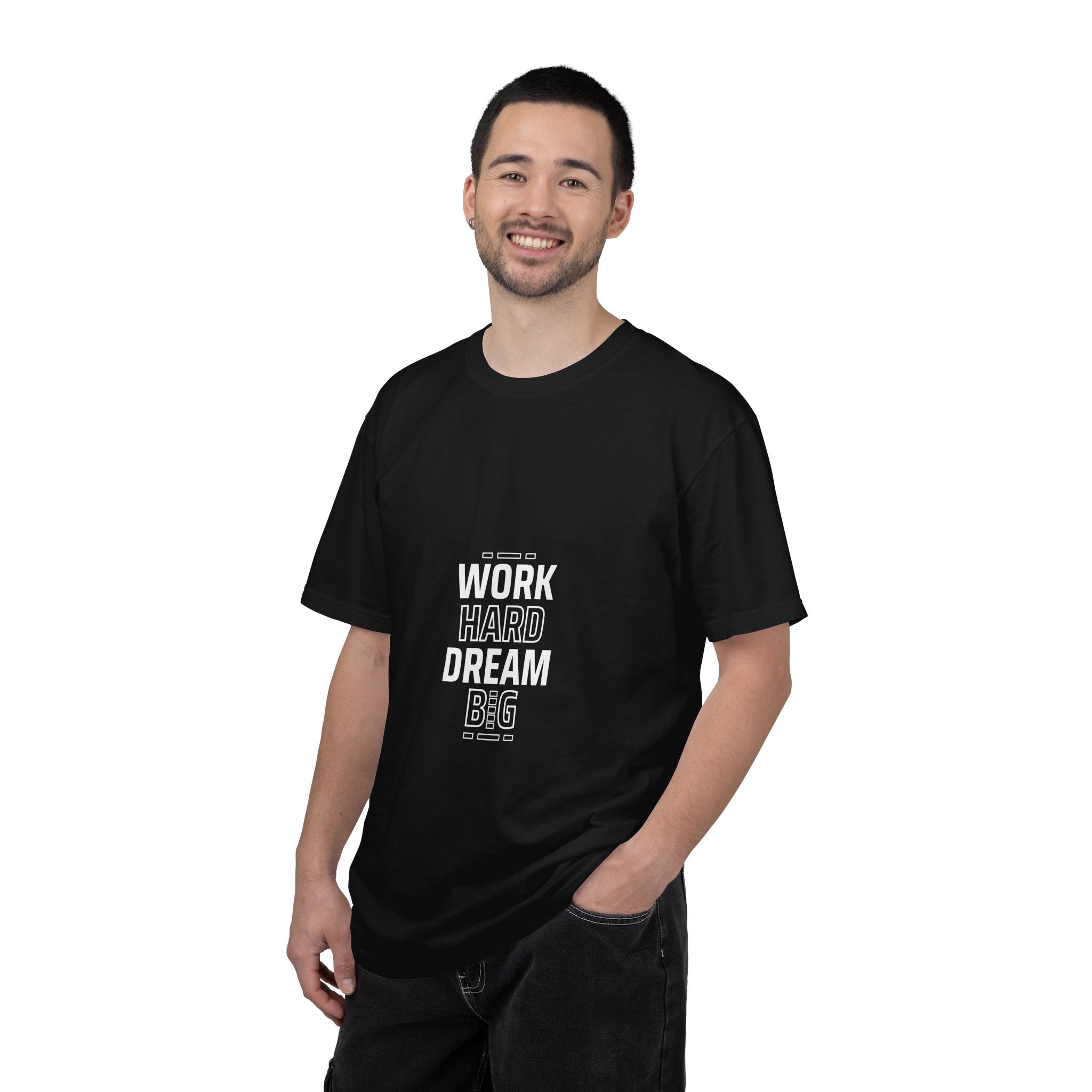 Work Hard Dream Big T-Shirt — Motivational Graphic Tee