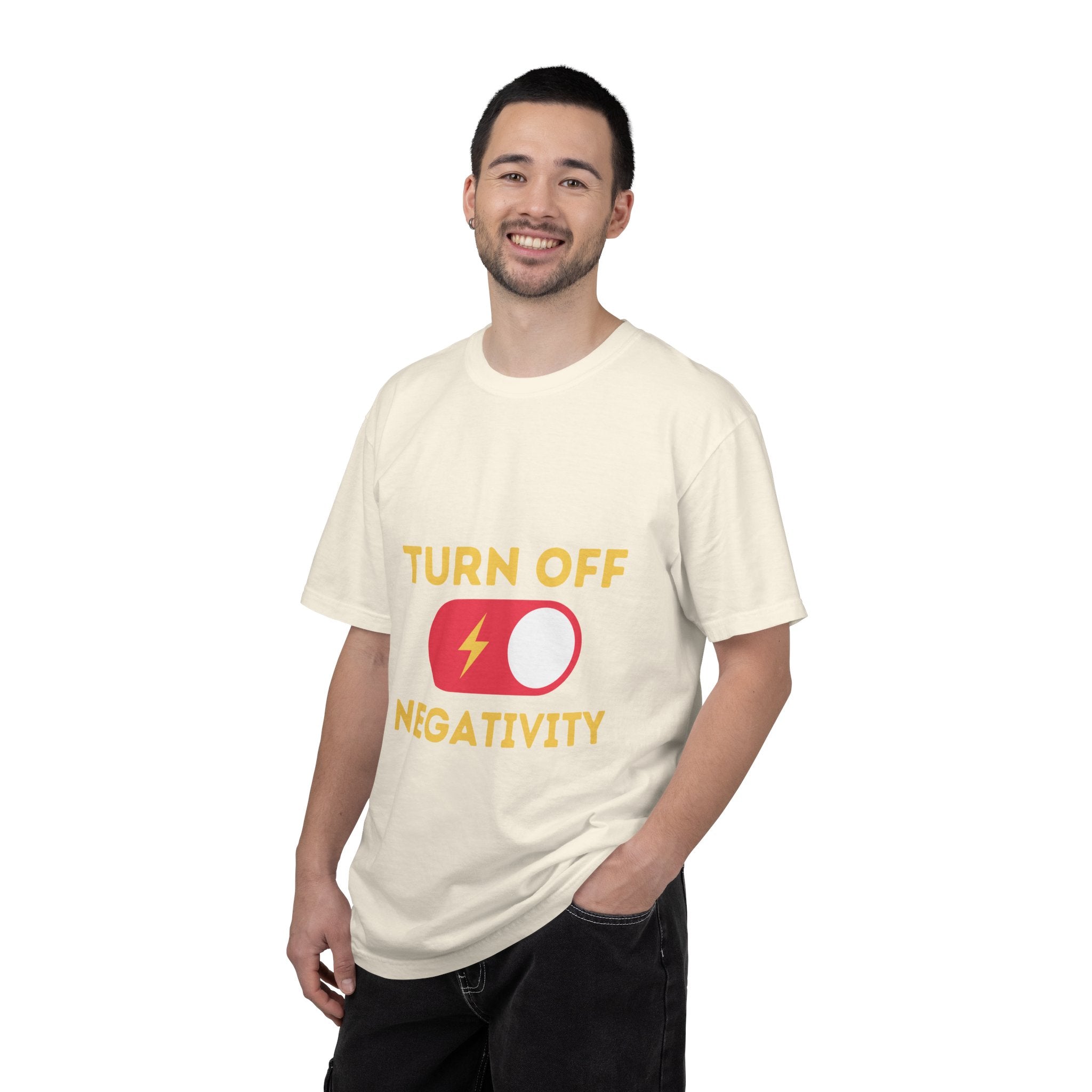Turn Off Negativity T-Shirt — Positive Vibes Graphic Tee