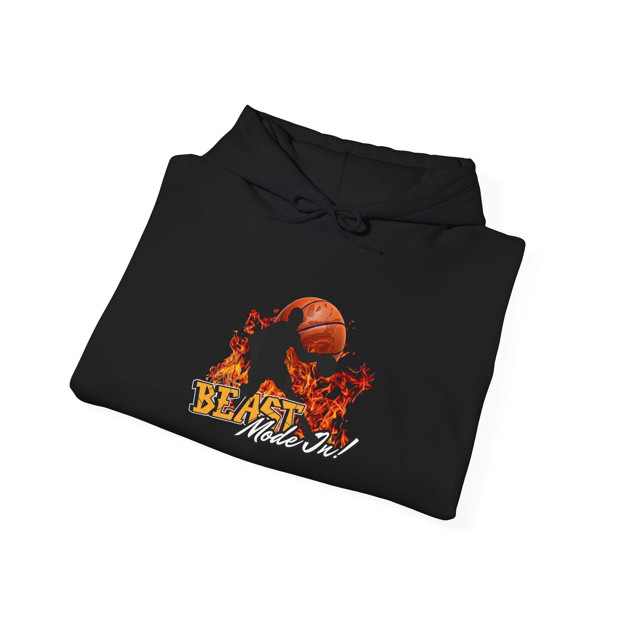 Basketball Beast Mode Hoodie — "Beast Mode On" Graphic Pullover