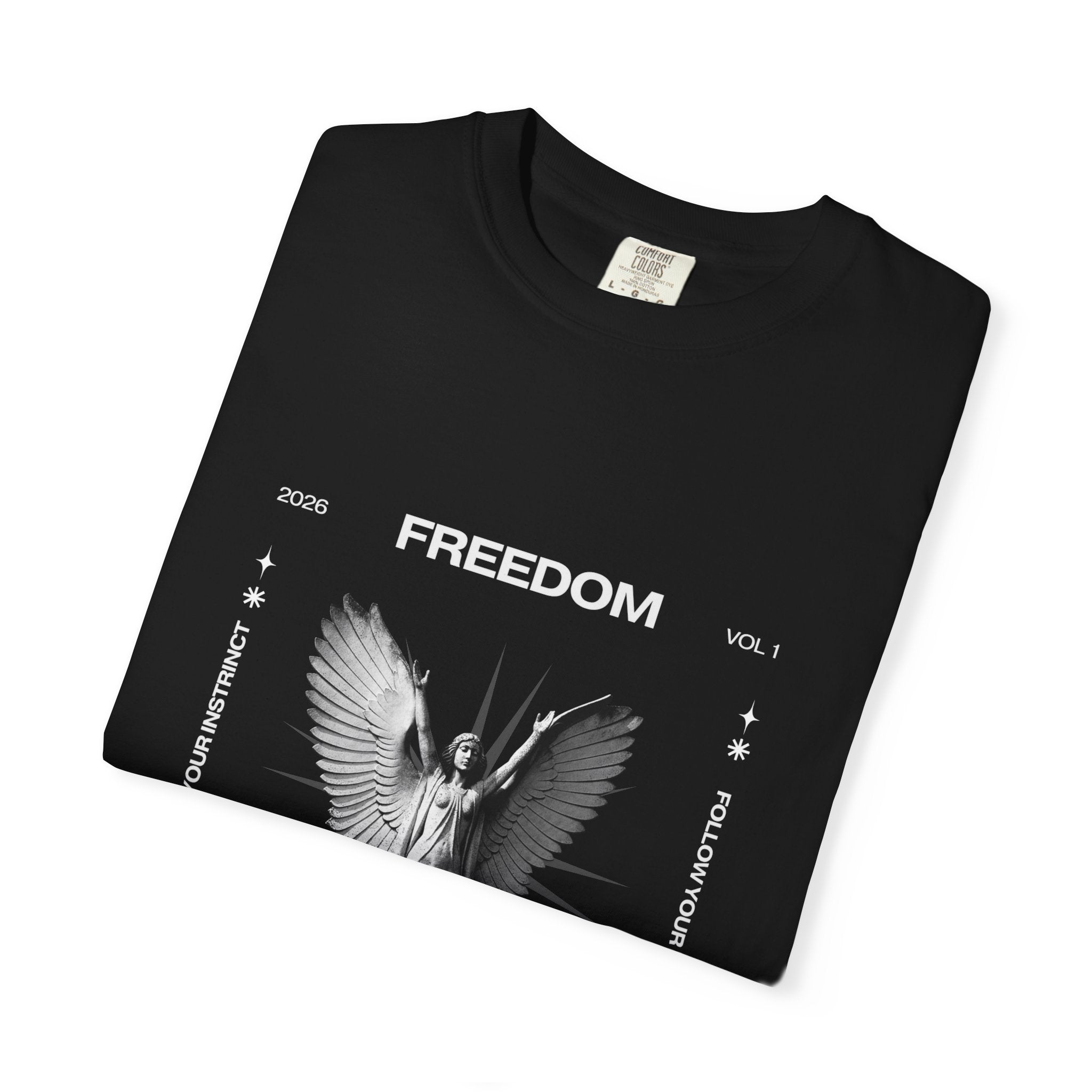 Freedom Angel Graphic T‑Shirt
