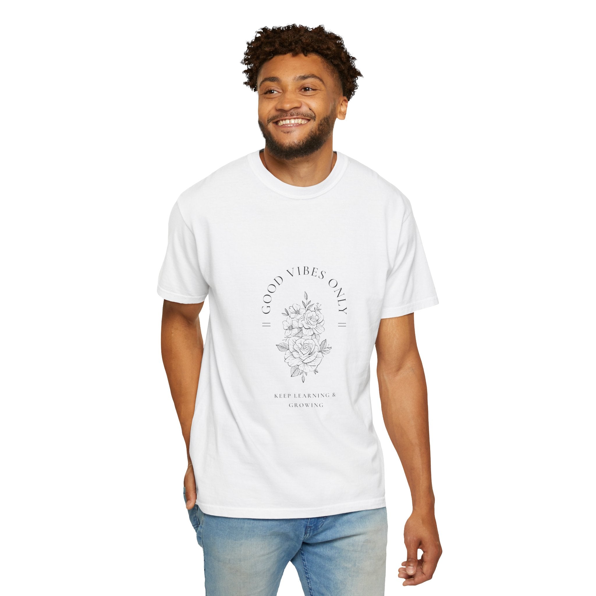 Good Vibes Only Floral T-Shirt