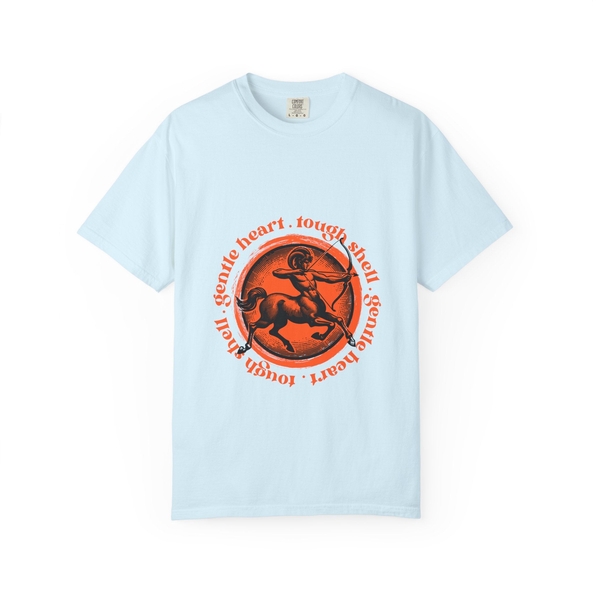Aries Ram Graphic T-Shirt — "Gentle Heart, Tough Soul" Zodiac Tee