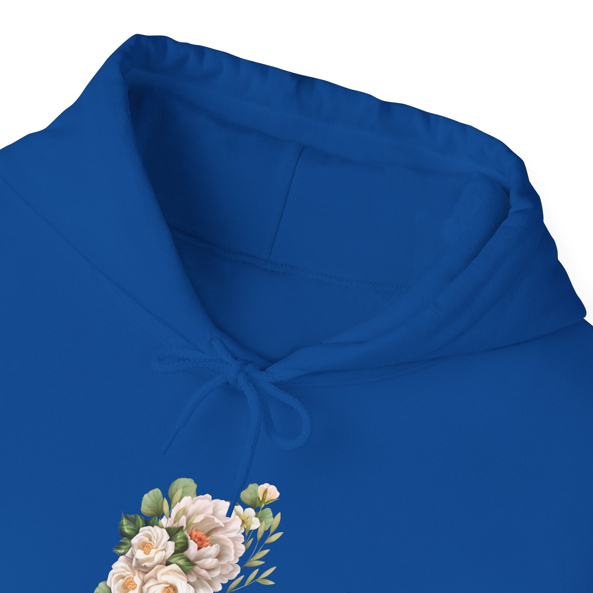 Floral 'Blossom Flowers' Hoodie – Soft Vintage Rose Graphic