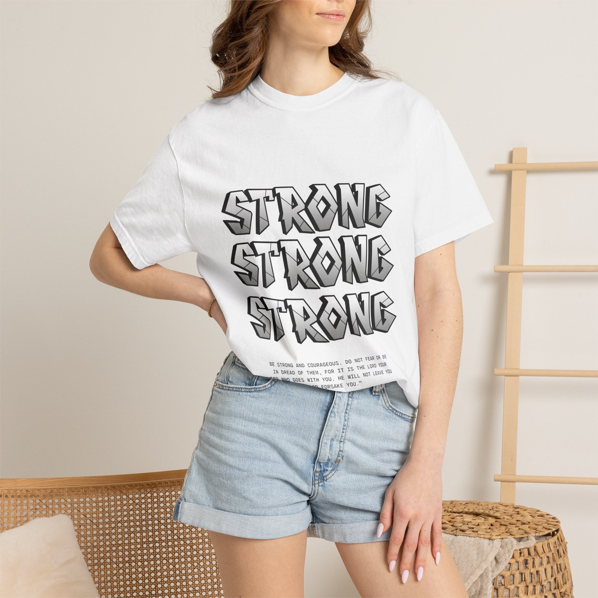 Strong Triple Stack T-Shirt — Bold Graphic Strength Tee
