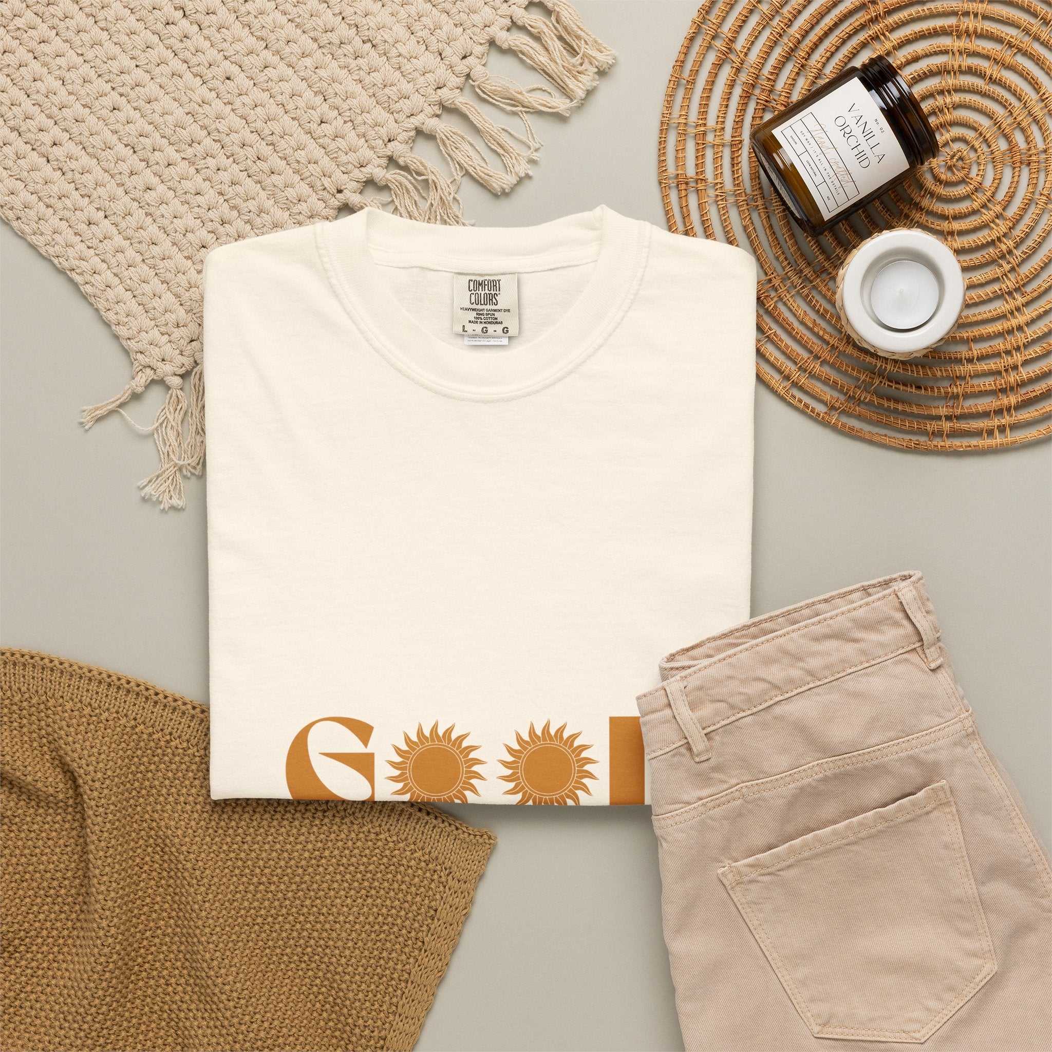 Good Vibes T-Shirt — Retro Sun Graphic Tee