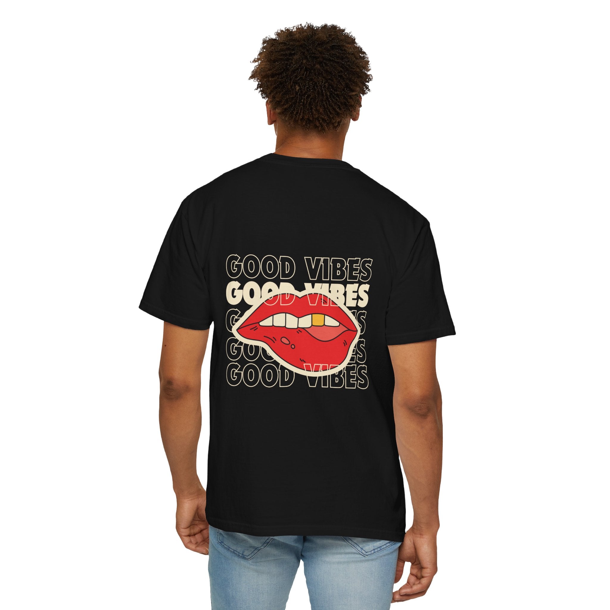 Good Vibes Lip Graphic T-Shirt