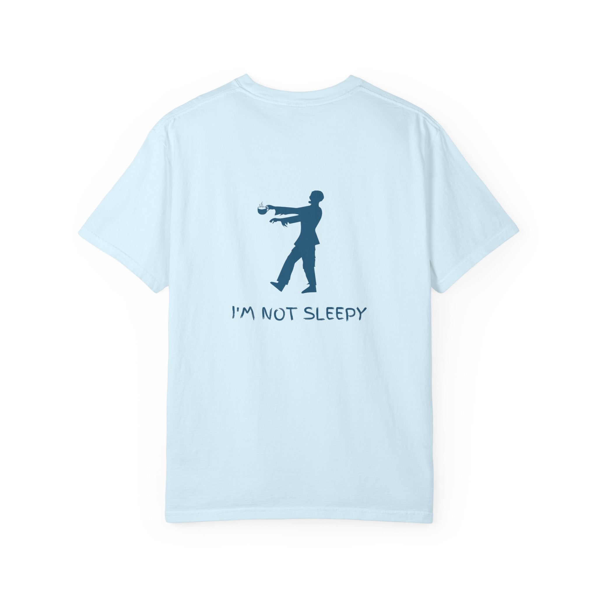 Zombie Silhouette T-Shirt — "I’m Not Sleepy" Funny Halloween Tee