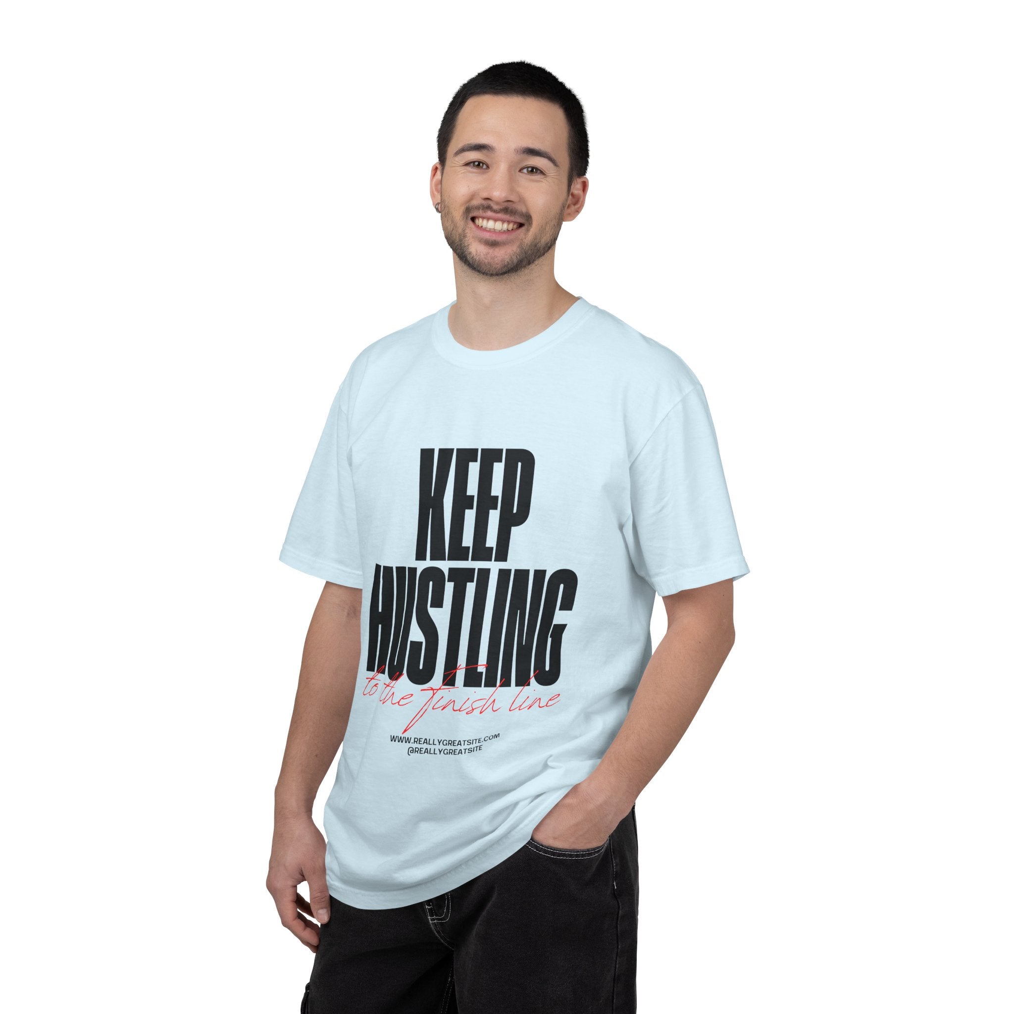 Keep Hustling T-Shirt — Motivational Graphic Tee