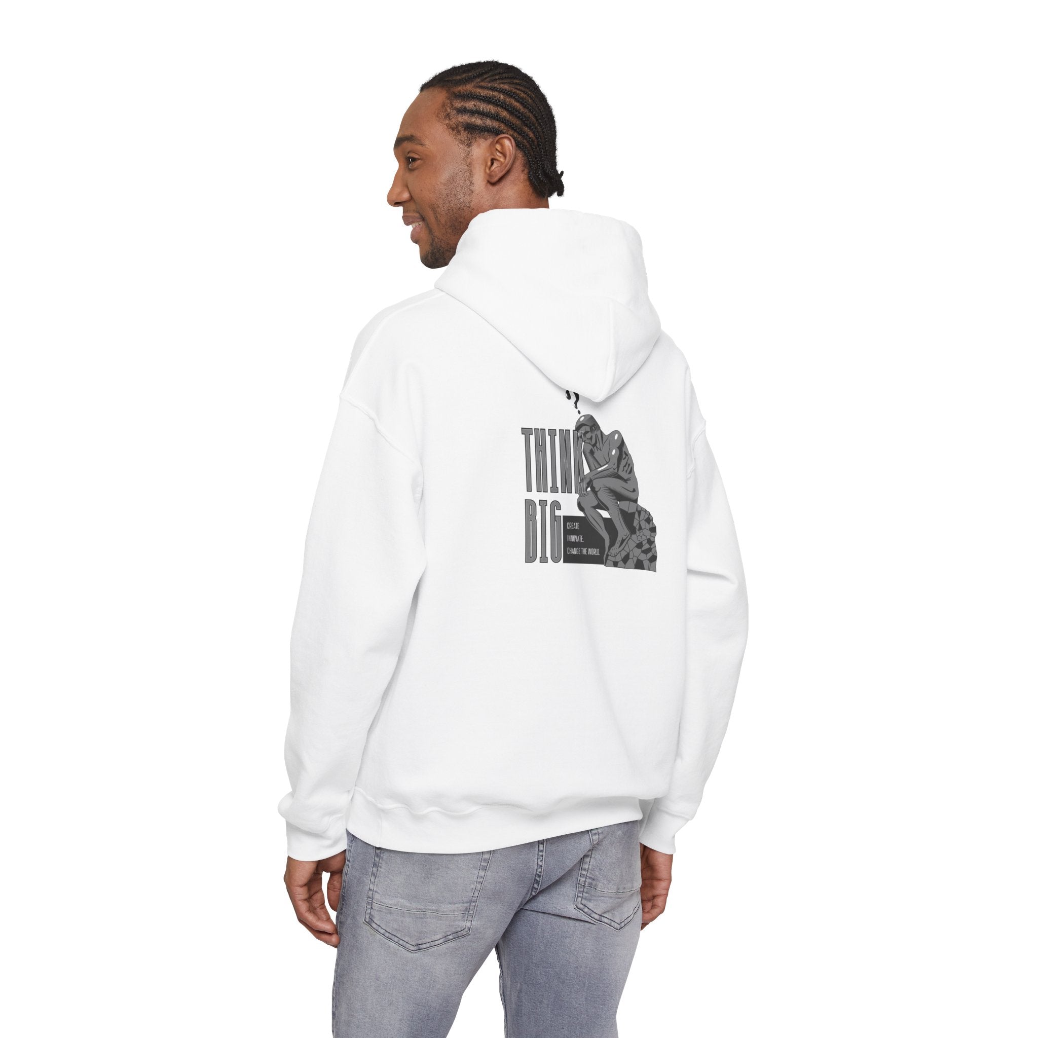 Think Big Hoodie — Motivational Graphic Pullover