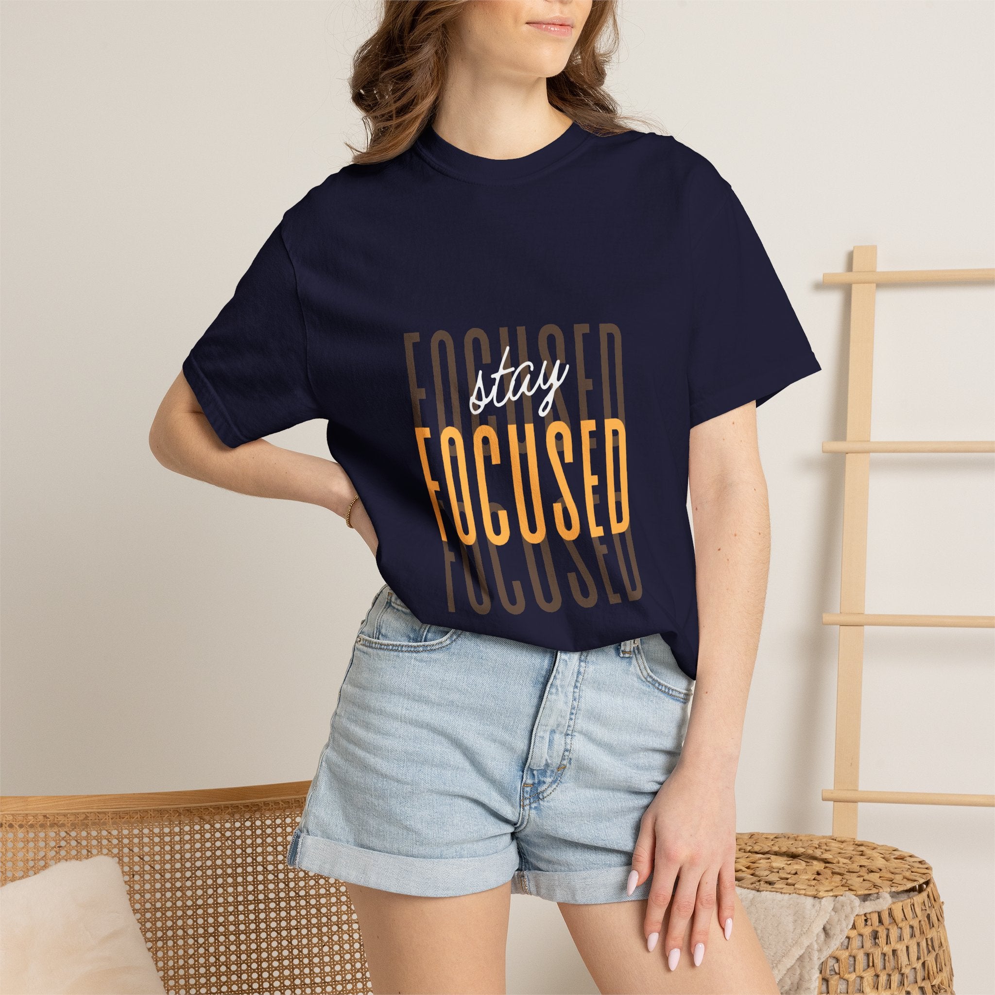 Stay Focused T-Shirt — Motivational Graphic Tee