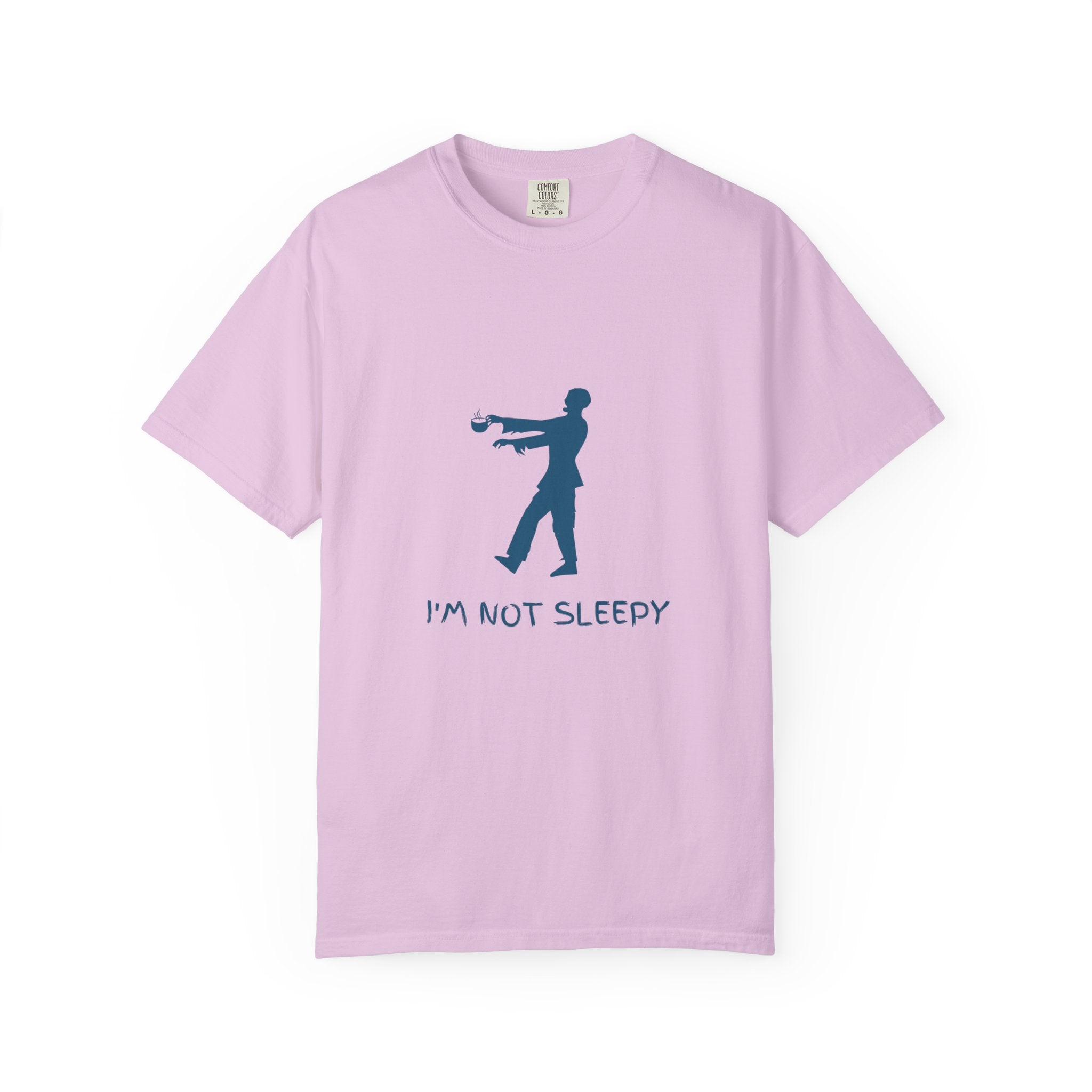 Zombie Silhouette T-Shirt — "I’m Not Sleepy" Funny Halloween Tee