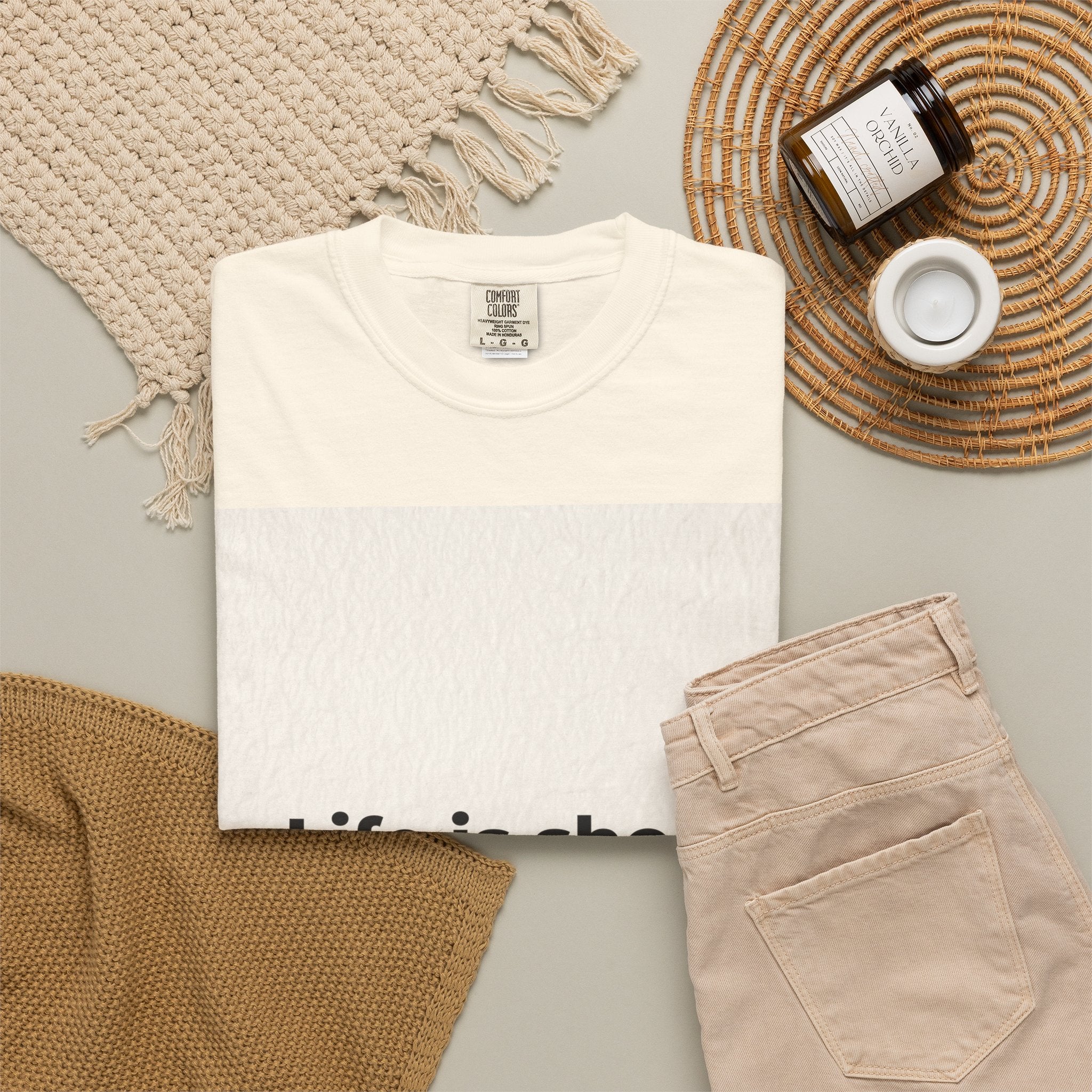 Life Is Short Travel T‑Shirt — "Life is short and the world is wide" Adventure Tee