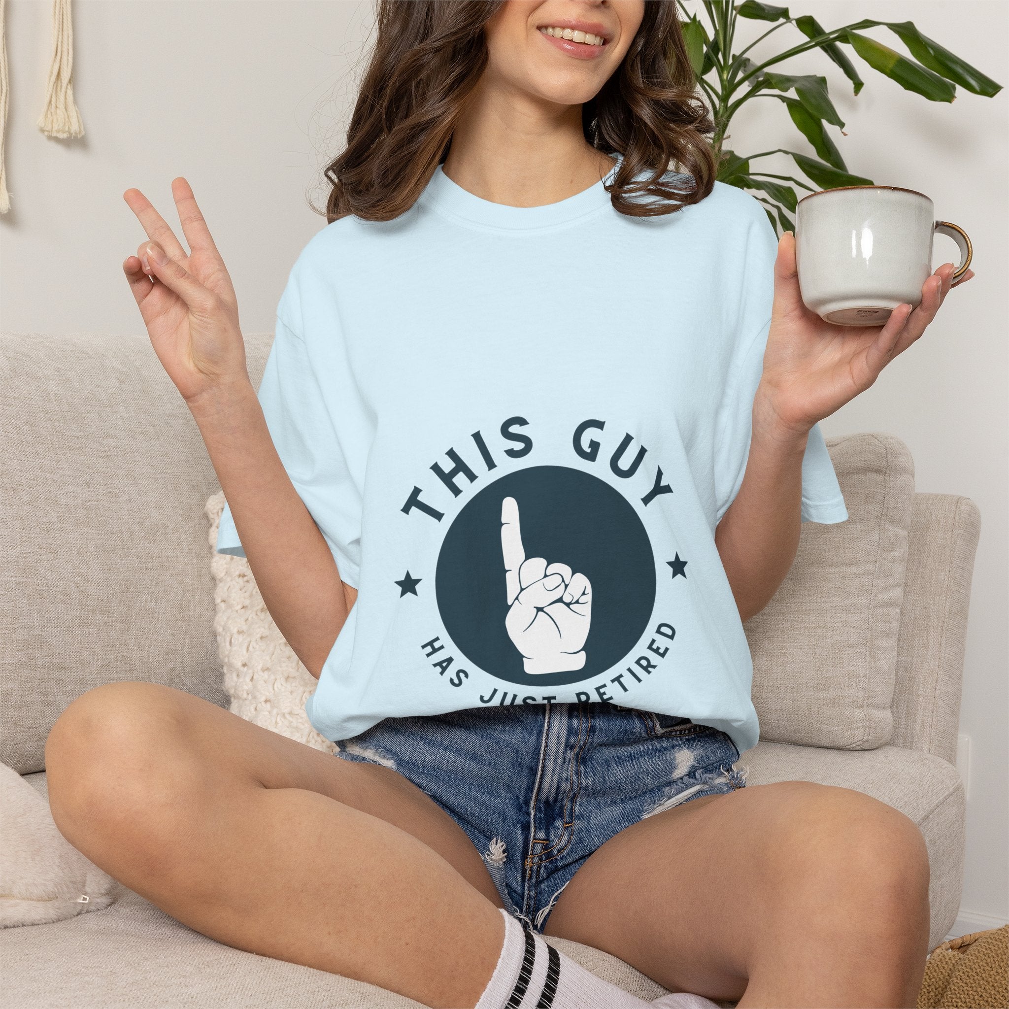 Retired Guy T-Shirt — "This Guy Has Just Retired" Retirement Gift Tee