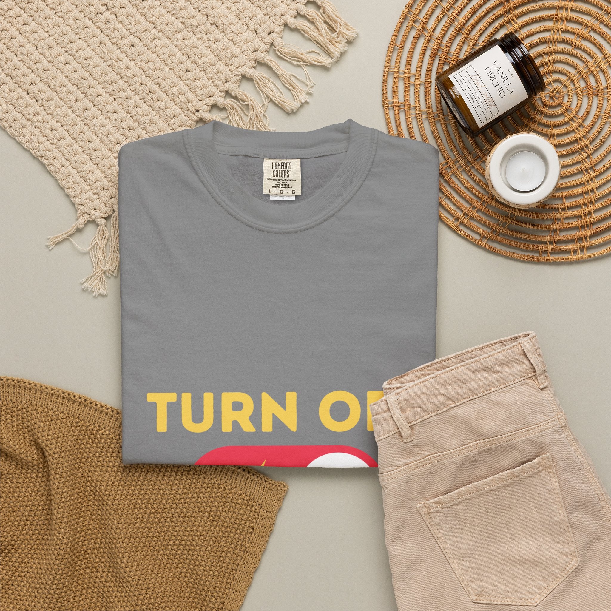 Turn Off Negativity T-Shirt — Positive Vibes Graphic Tee