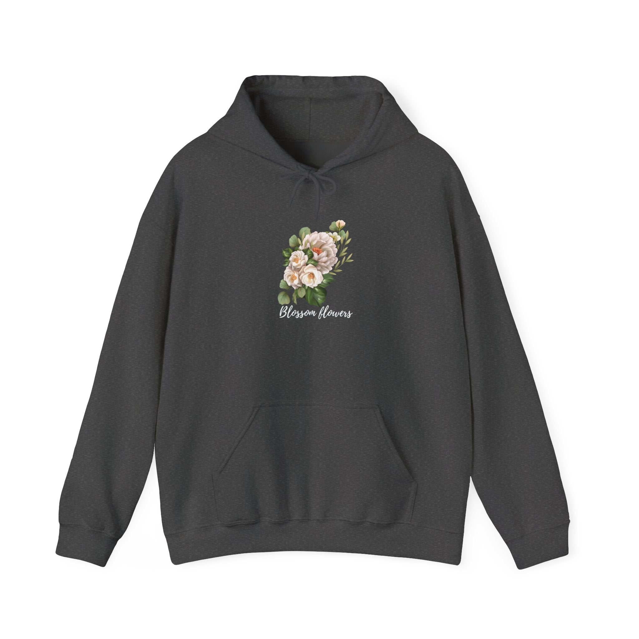 Floral 'Blossom Flowers' Hoodie – Soft Vintage Rose Graphic