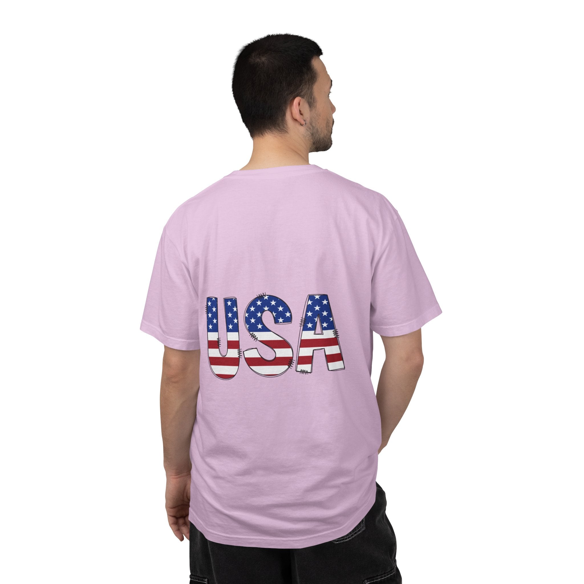USA Flag Graphic T-Shirt — Patriotic Fourth of July Tee