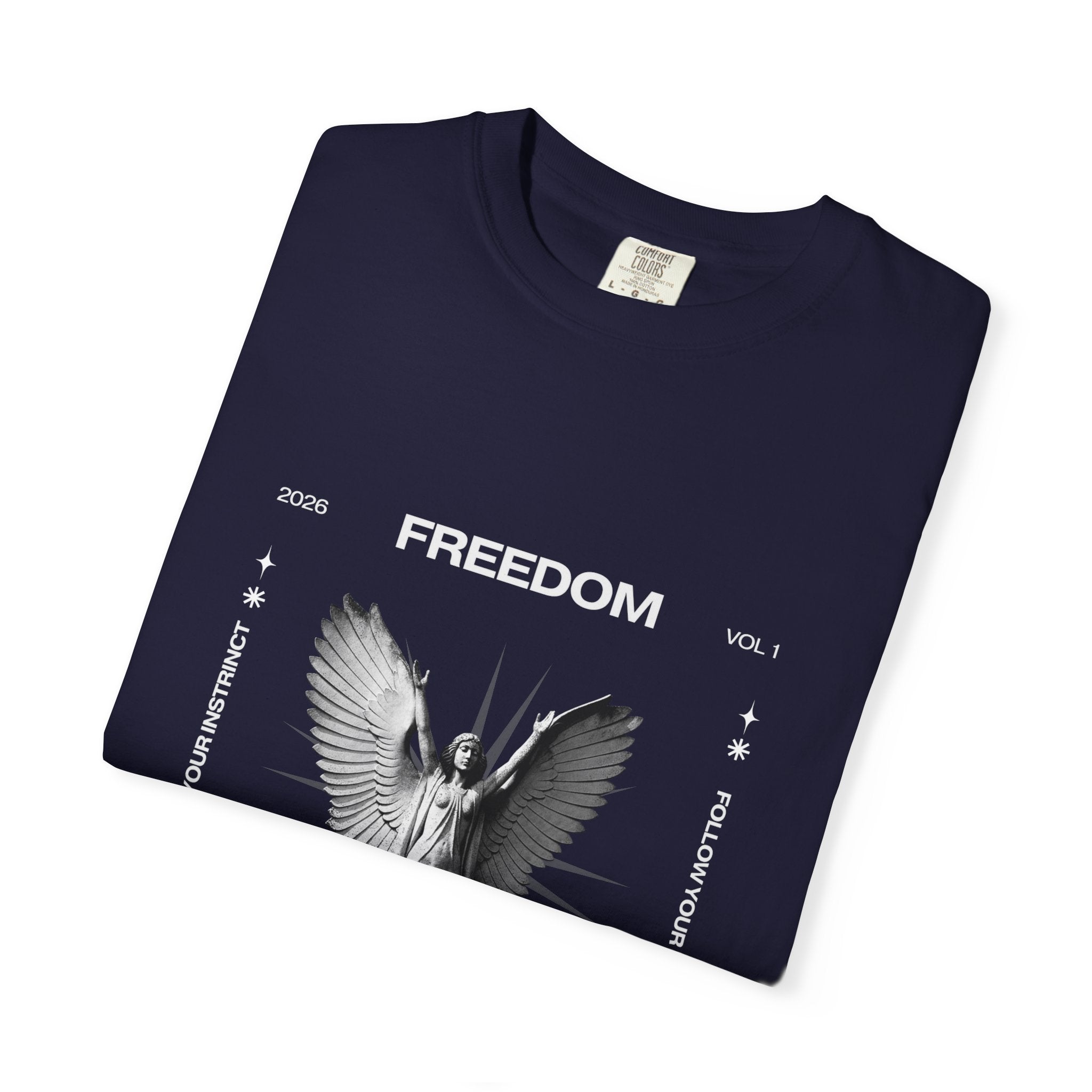Freedom Angel Graphic T‑Shirt